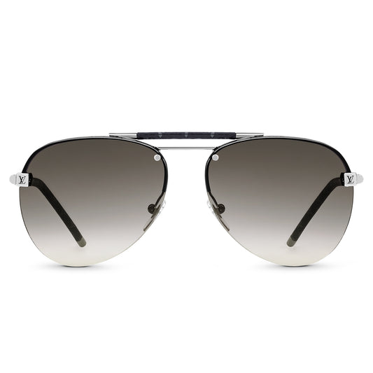 Louis Vuitton Clockwise Canvas Grey Sunglasses