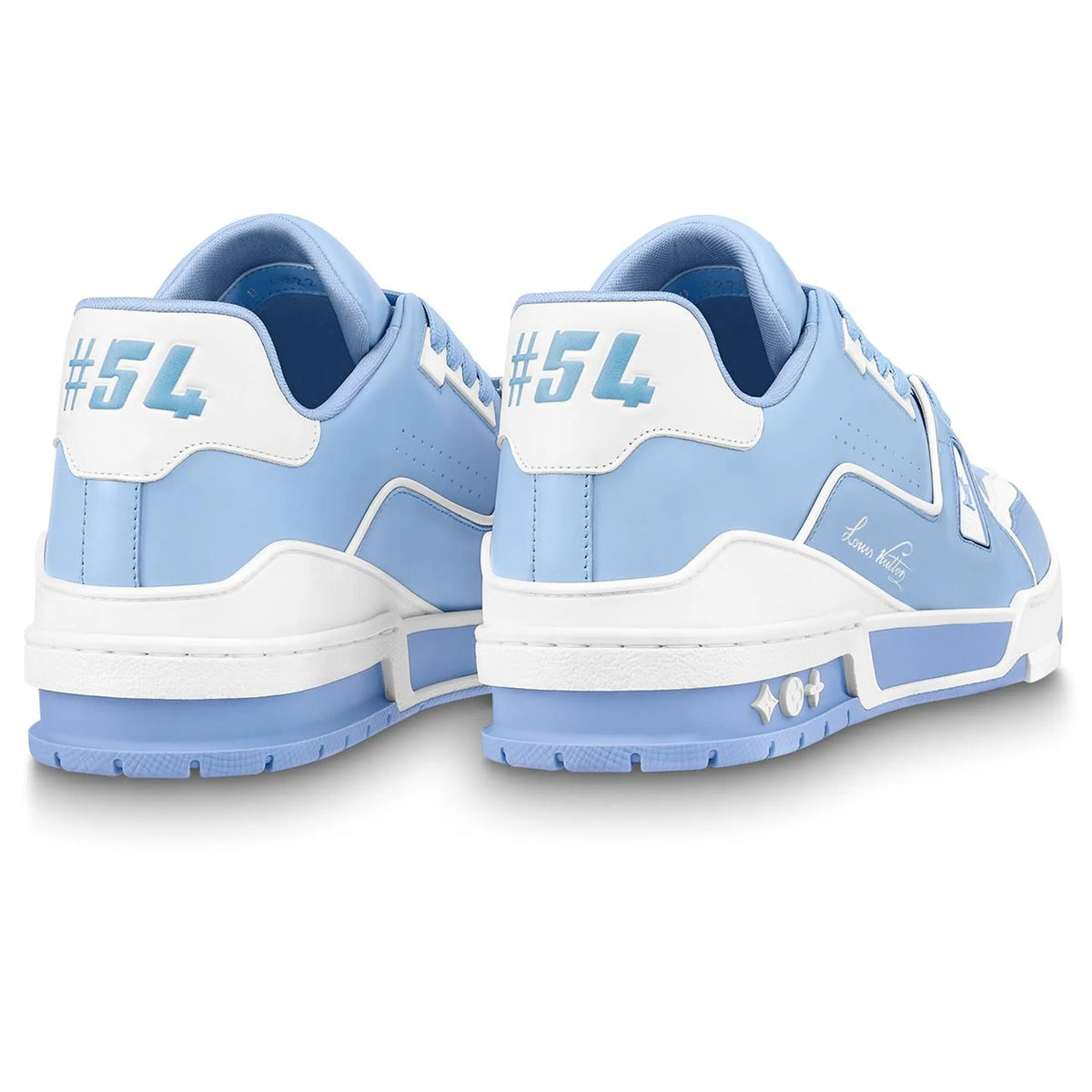 【LOUIS VUITTON】LV '54' Trainer Light Blue White Sneaker Louis Vuitton LV '54' Trainer Light Blue White Sneaker |