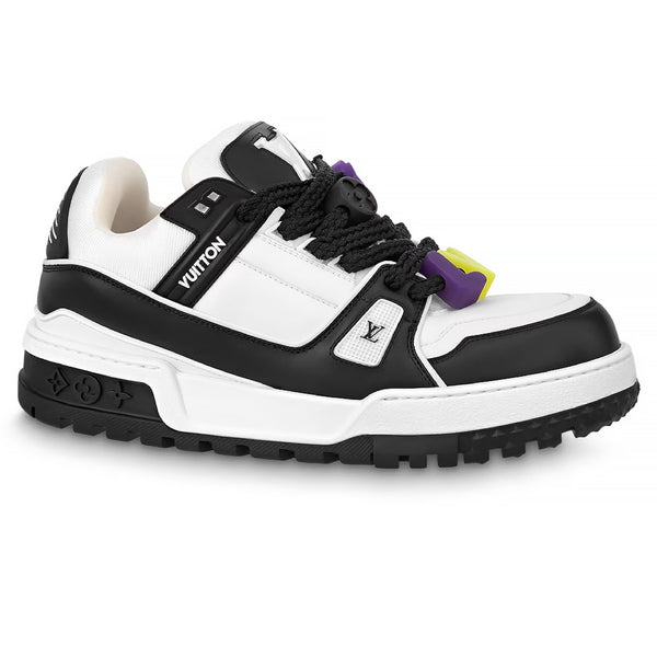 LOUIS VUITTON Calfskin Epi Mens LV Trainer Sneakers 9 Violet