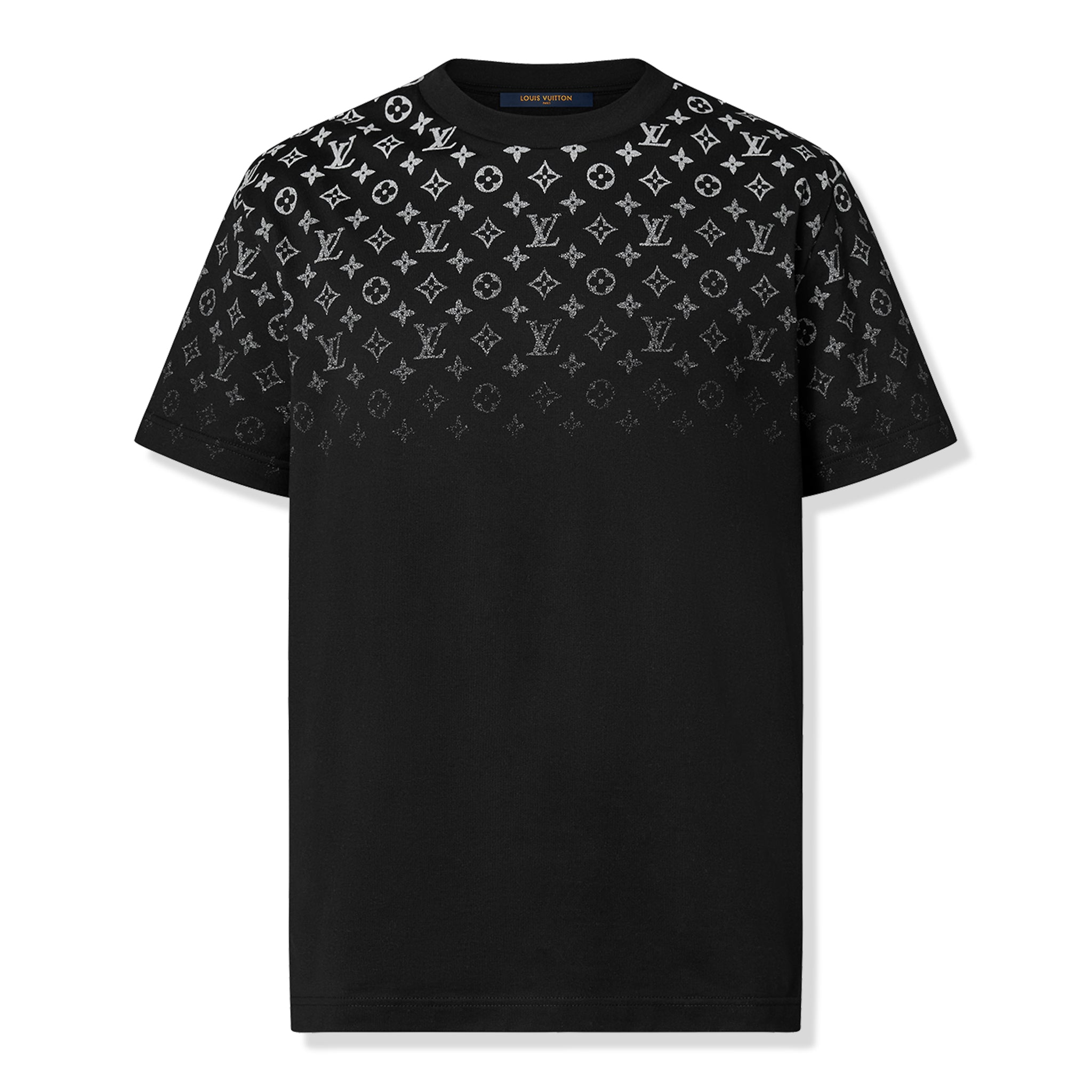 Louis Vuitton LV Monogram Gradient Cotton Black White T Shirt