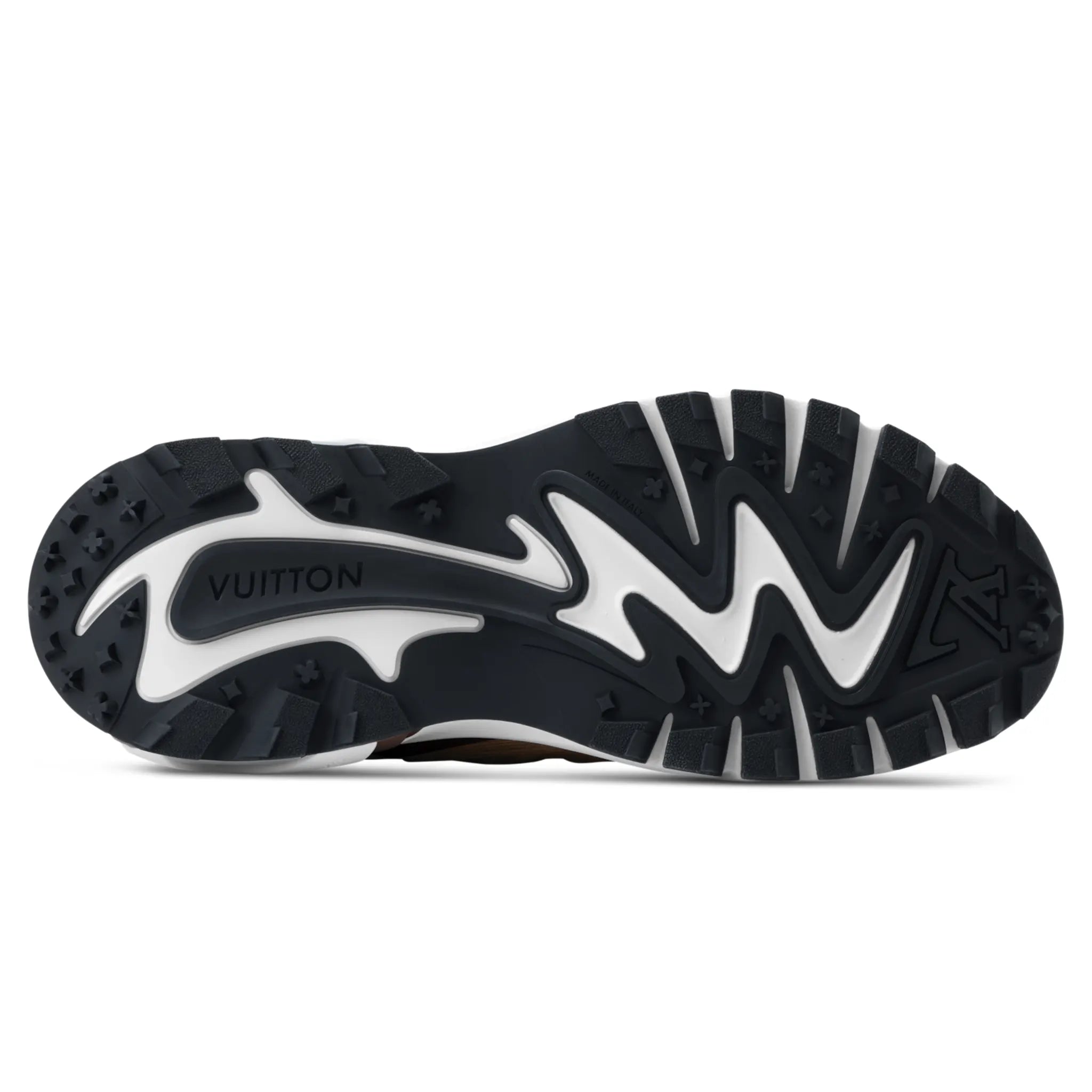 Sole View of Louis Vuitton LV Runner Tatic Brown Sneaker NVPROD6360116V