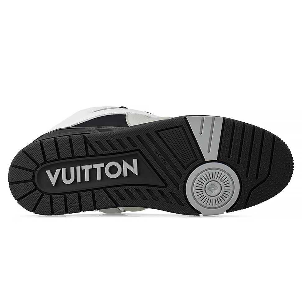 Louis Vuitton White/Grey LV Trainer Sneakers EU 37.5
