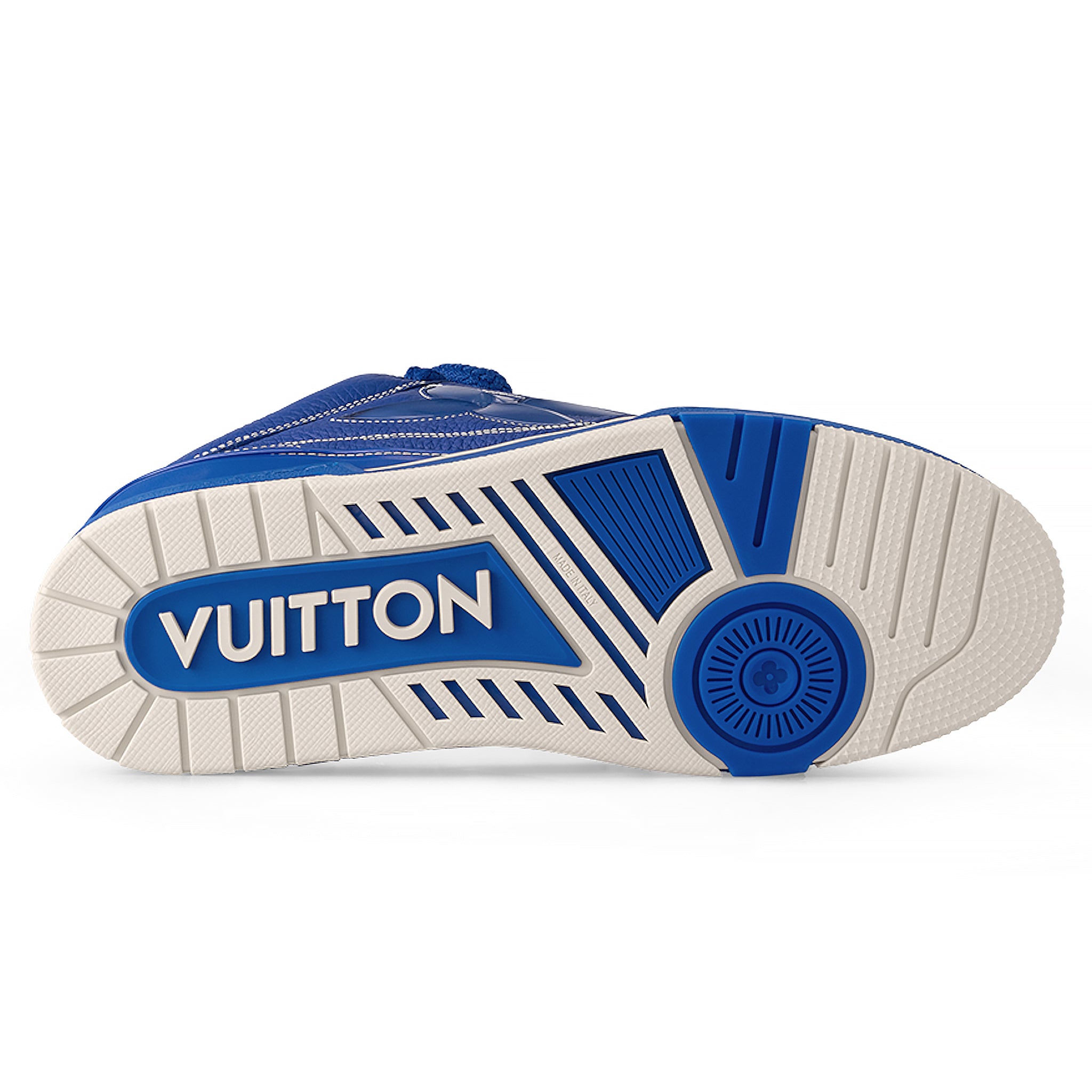 Sole view of Louis Vuitton LV Skate Trainer Blue Sneaker 1ABZ6X