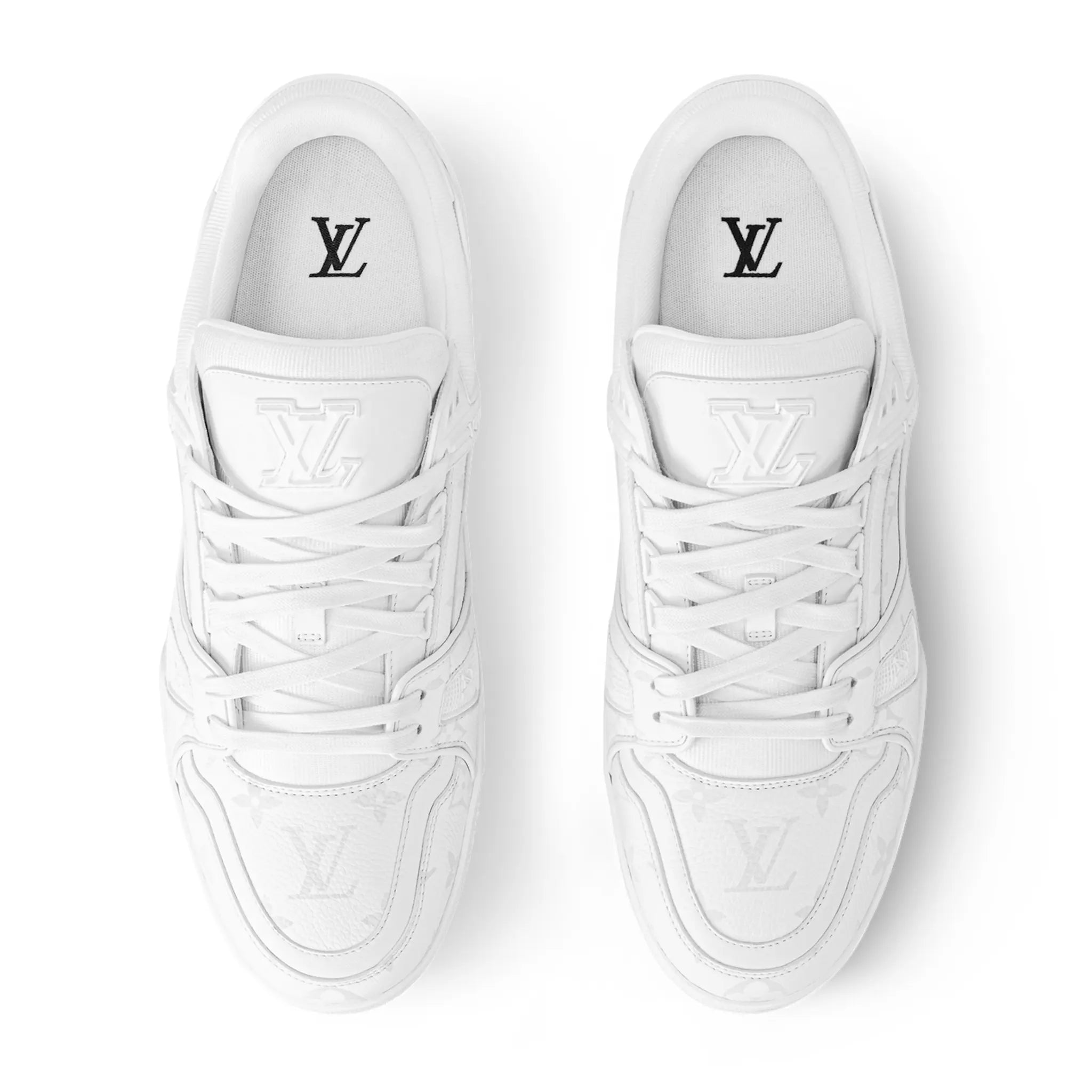 Louis Vuitton LV Trainer White Monogram Sneaker | 1AHDMW Louis Vuitton LV Trainer White Monogram Sneaker | 1AHDMW