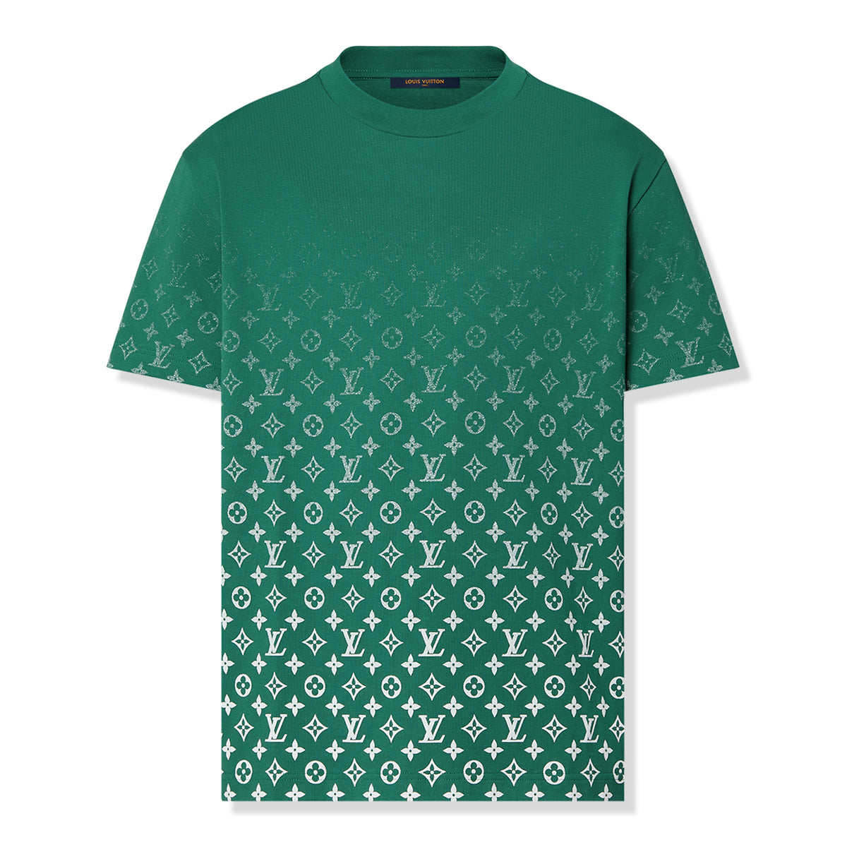 Louis Vuitton Monogram Gradient Cotton Green T Shirt | 1ABIX5