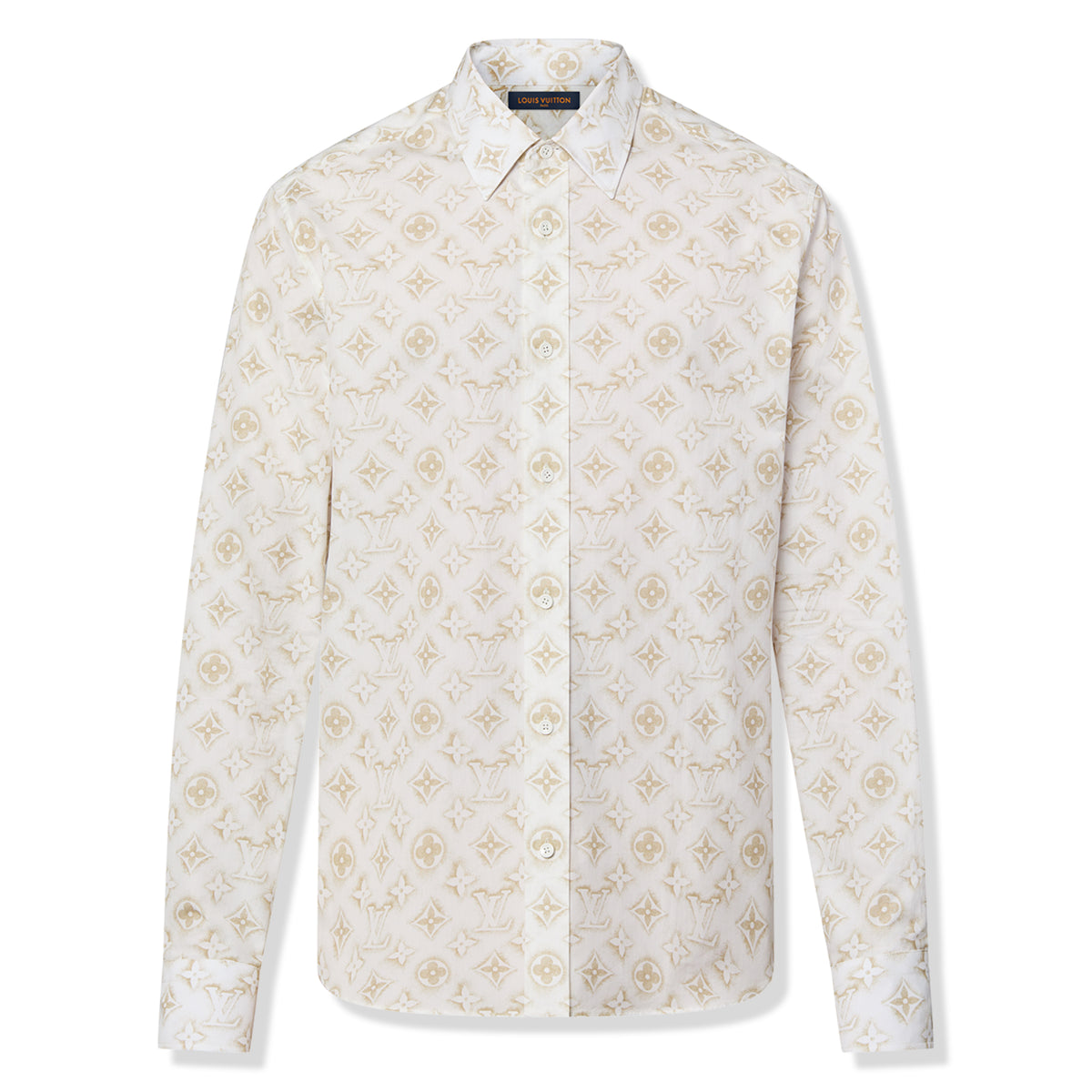 Sleeved Cotton Shirt White | 1ABJLM - Louis Vuitton pre-owned 