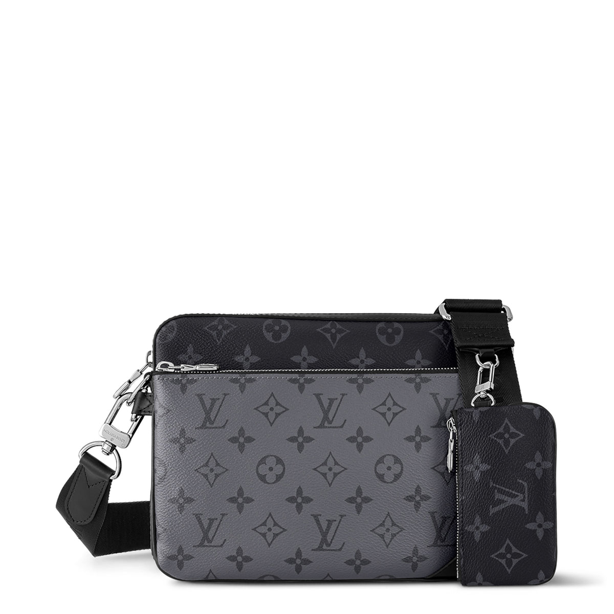 louis vuitton lv trio messenger new grey