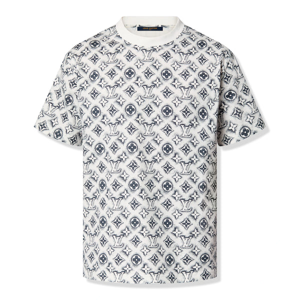 Louis Vuitton Monogram White Deep Black T Shirt | 1AFBVH Louis Vuitton Monogram White Deep Black T Shirt | 1AFBVH