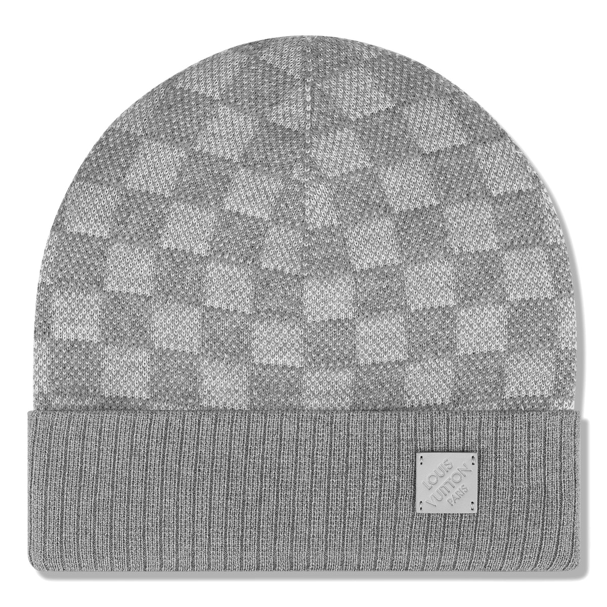 Louis Vuitton Néo Petit Damier Grey Beanie & Scarf | M77985