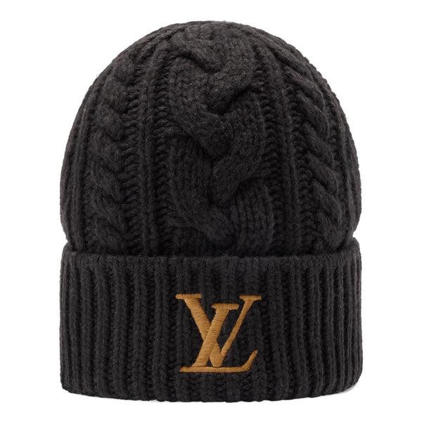 LOUIS VUITTON ビーニー ブラック/イエロー ビーニー・LV クラッシュ モノグラム S00｜ルイ・ヴィトン 公式サイト