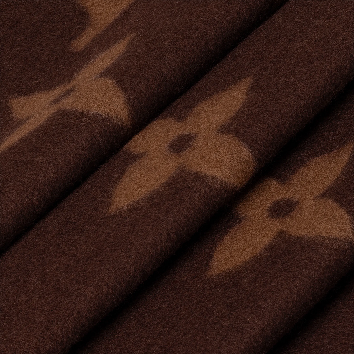 Louis Vuitton Reykjavik Marron Fonce Scarf | M78125