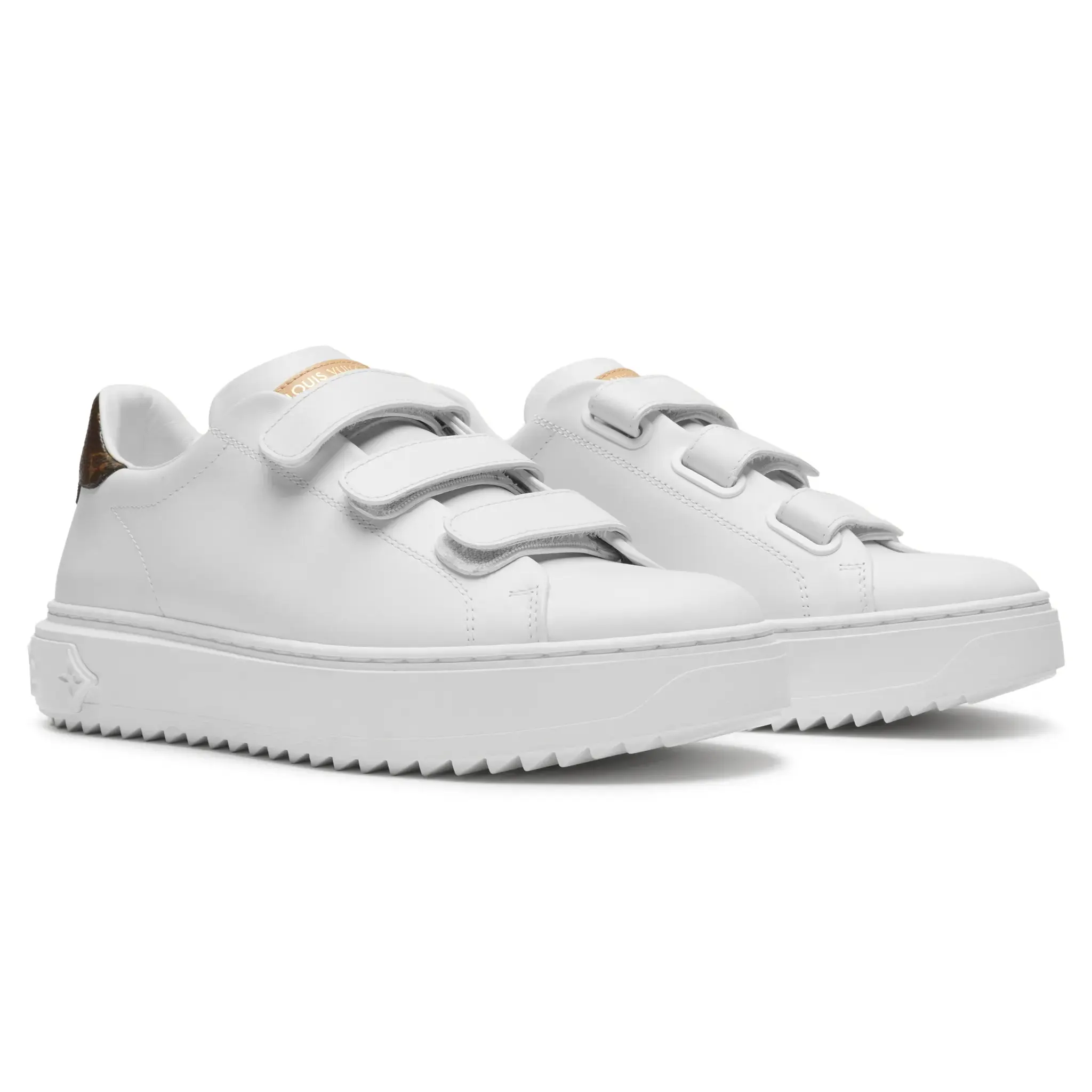 Louis Vuitton Time Out Strap White Leather Sneaker | 1AAP6F