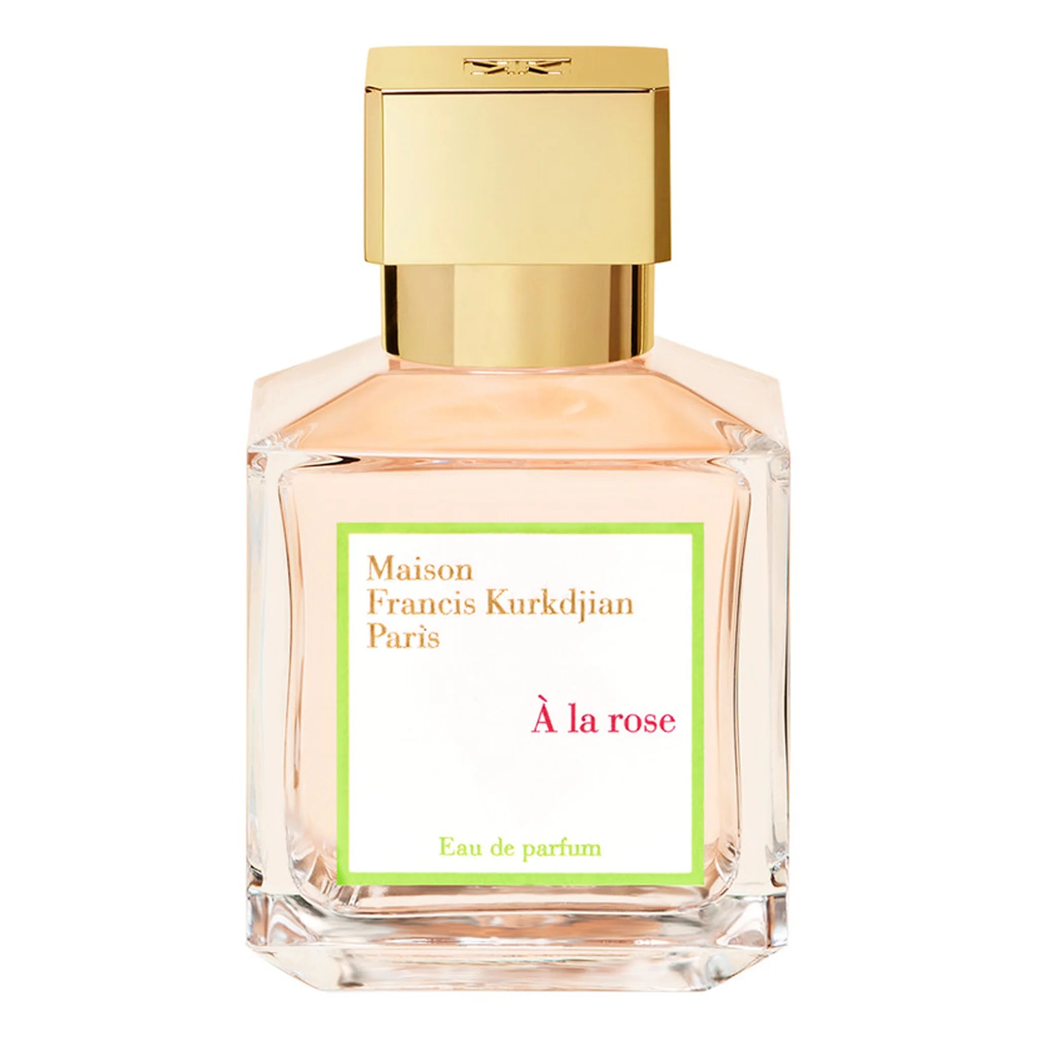 Front view of Maison Francis Kurkdjian A La Rose Eau De Parfum 70ml