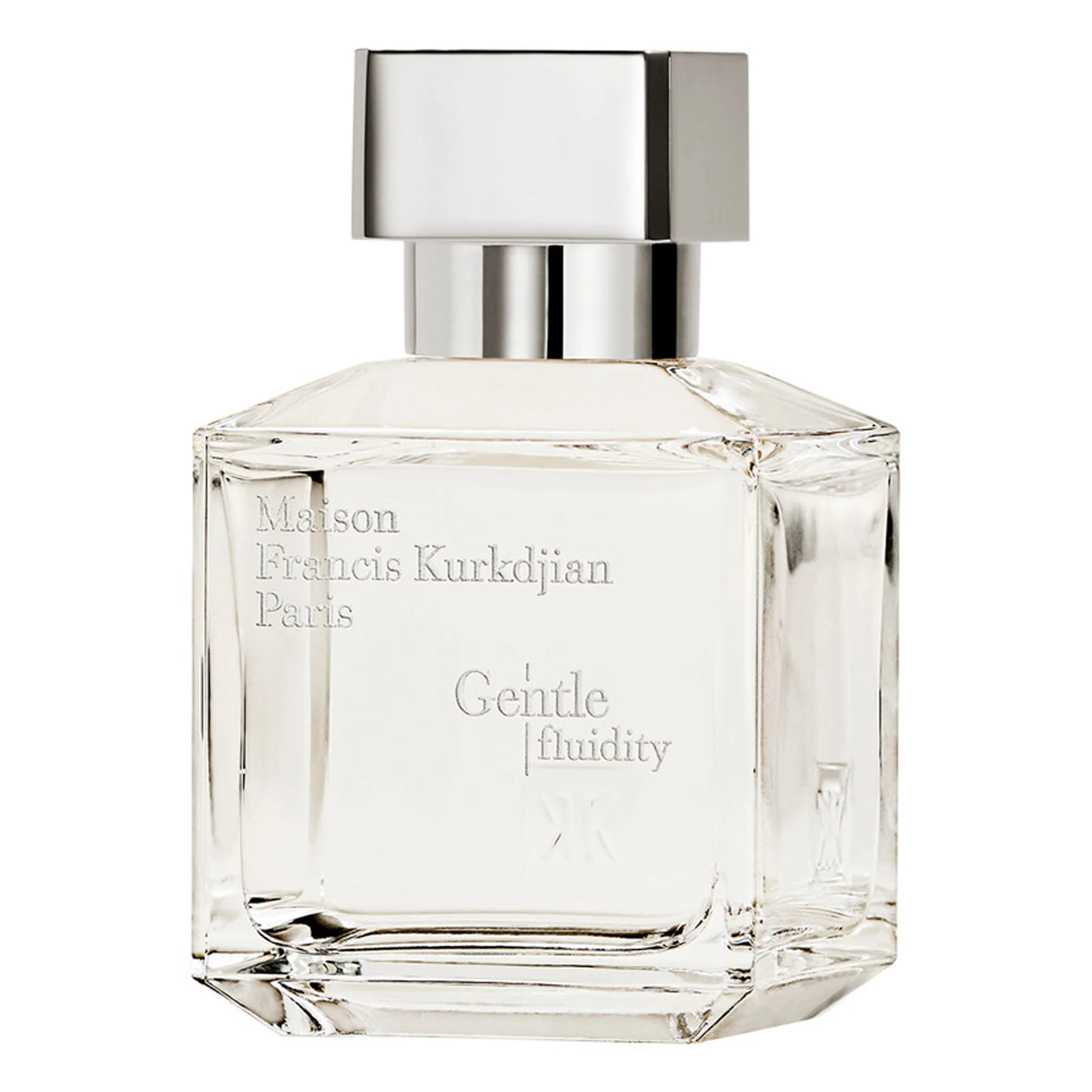 Front view of Maison Francis Kurkdjian Gentle Fluidity Silver Eau De Parfum 70ml