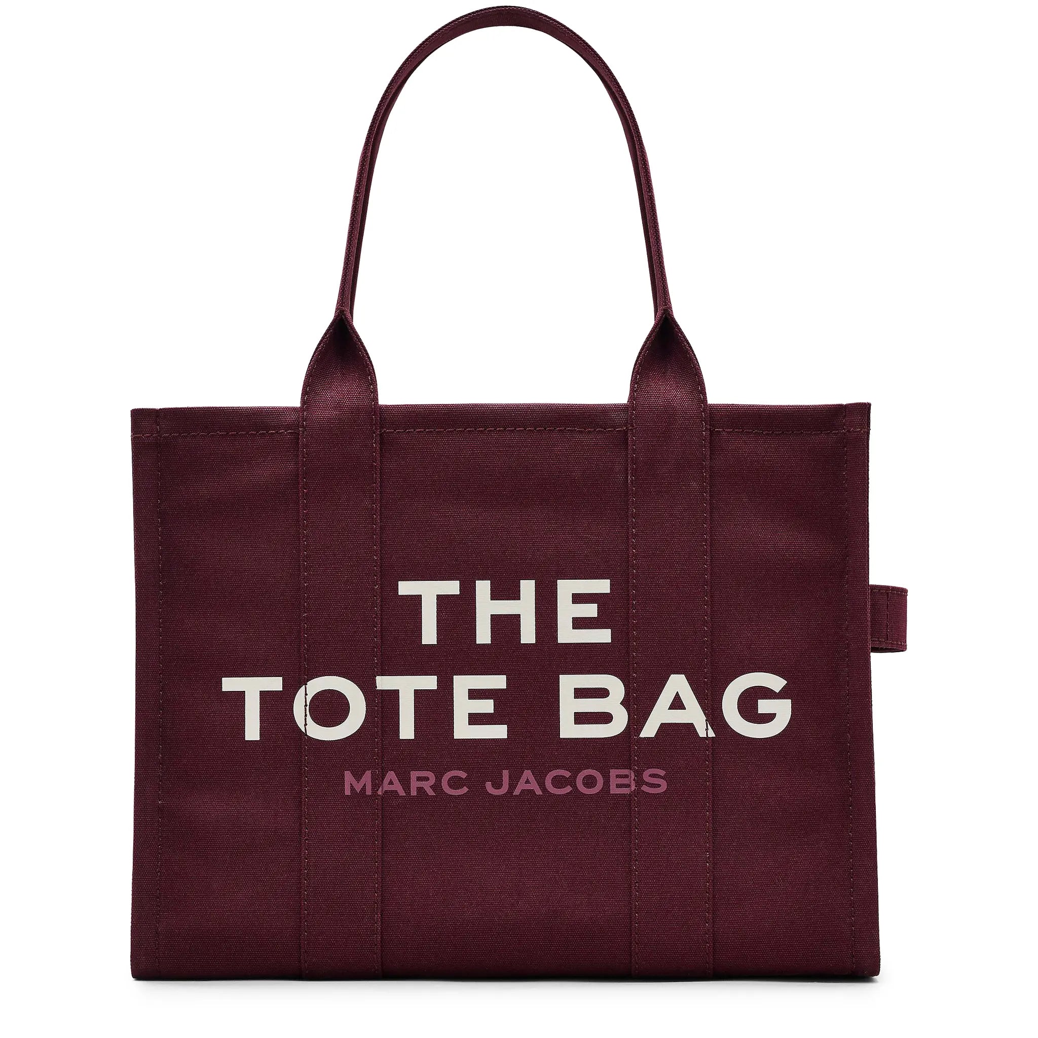Front View of Mark Jacobs Large Dark Plum Tote Bag M0016156