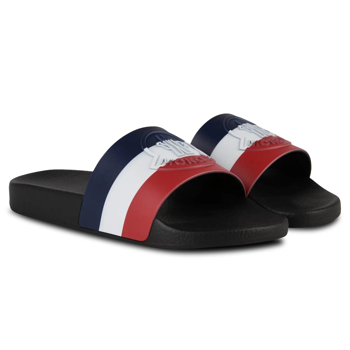 Moncler Basile Black Sliders | J109A4C0003001A49998