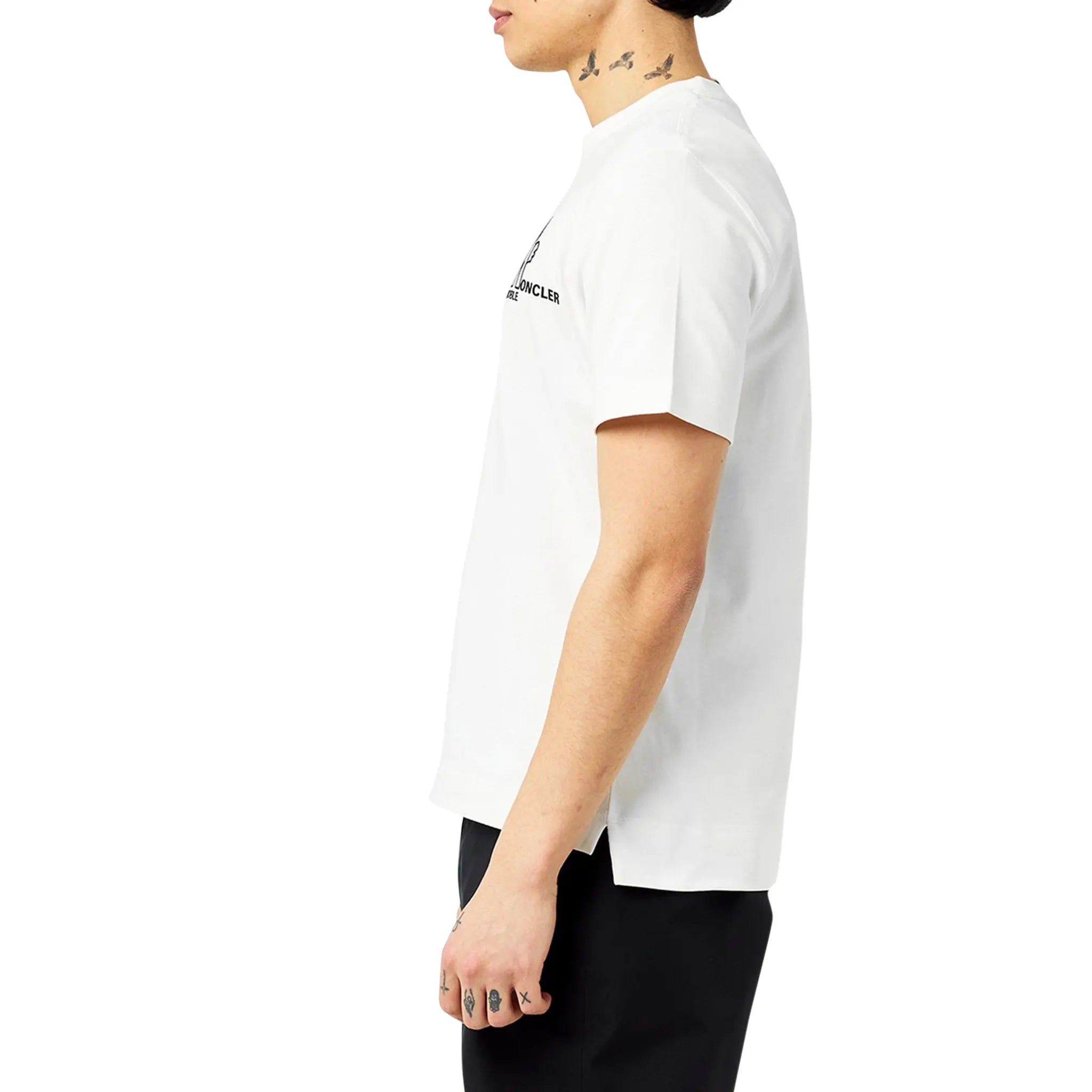 Moncler Grenoble Logo White T Shirt | J10978C0000283927041