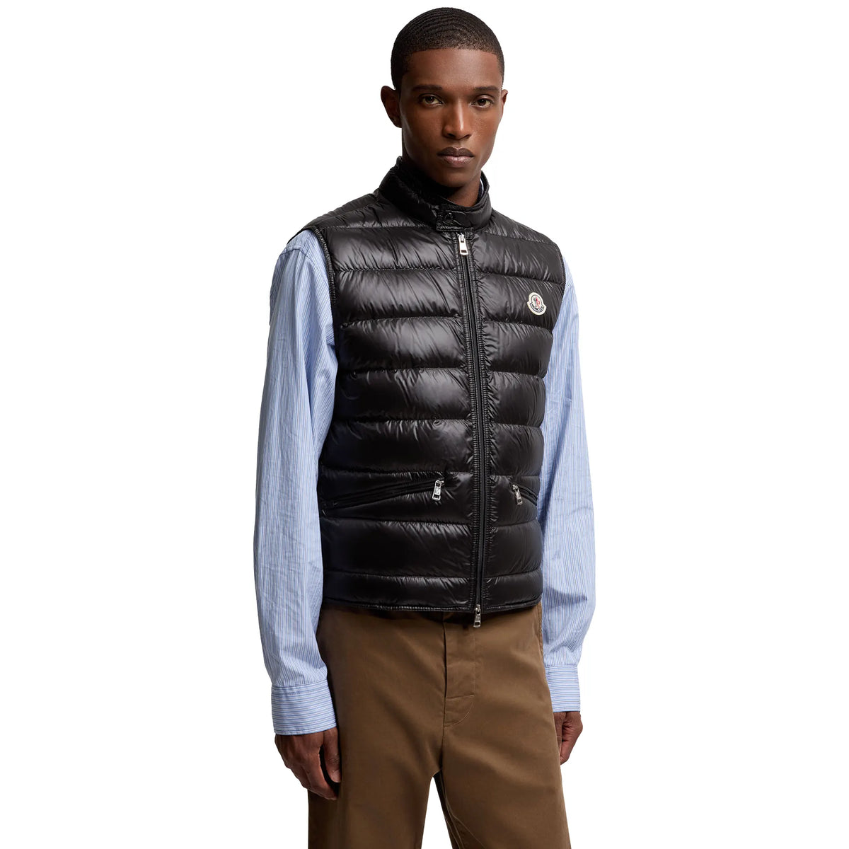 Moncler Gui Down Black Gilet | K10911A1070053029
