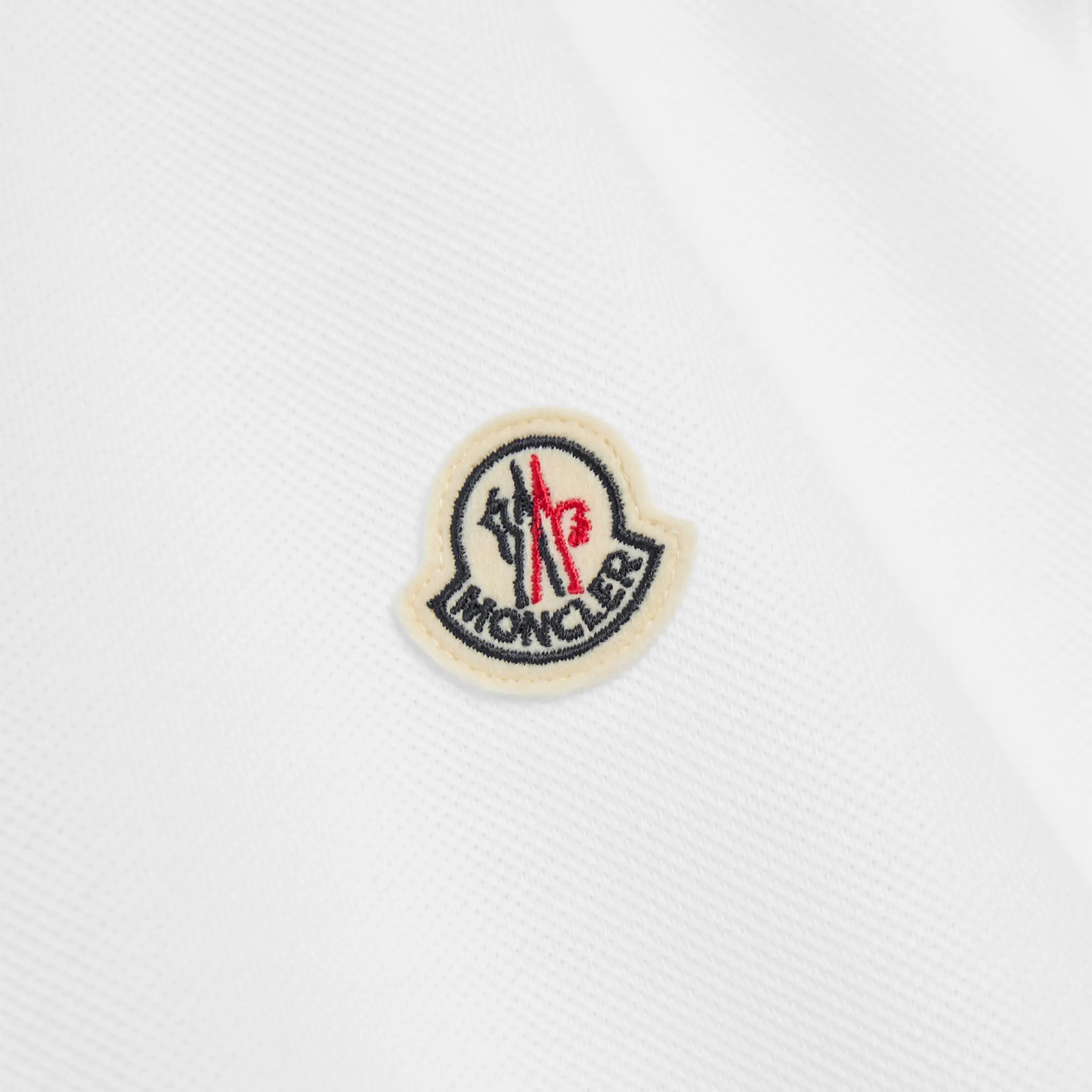 Detailed View of Moncler Logo Cotton Maglia Polo Shirt K10918A7030084556001