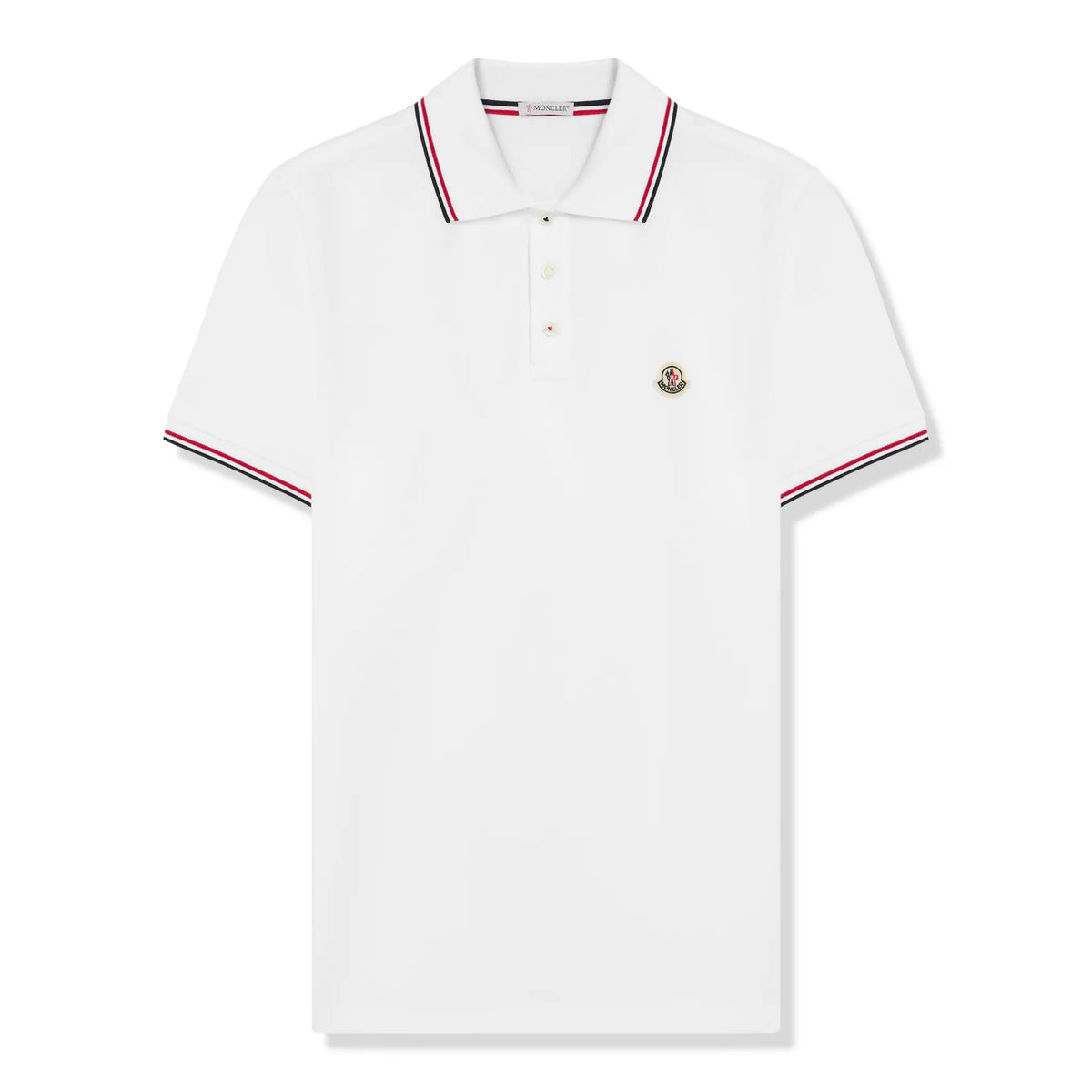 Moncler Logo Cotton Maglia Polo Shirt | K10918A7030084556001