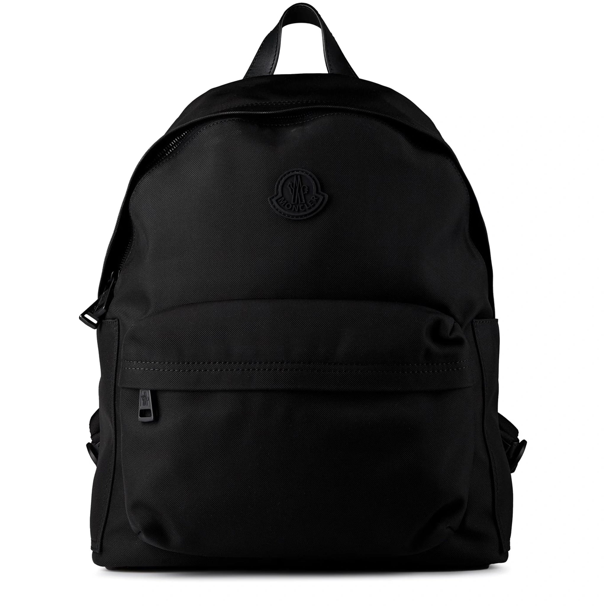 Front view of Moncler Pierrick BCK SN42 Black Backpack J109A5A00003M3819999