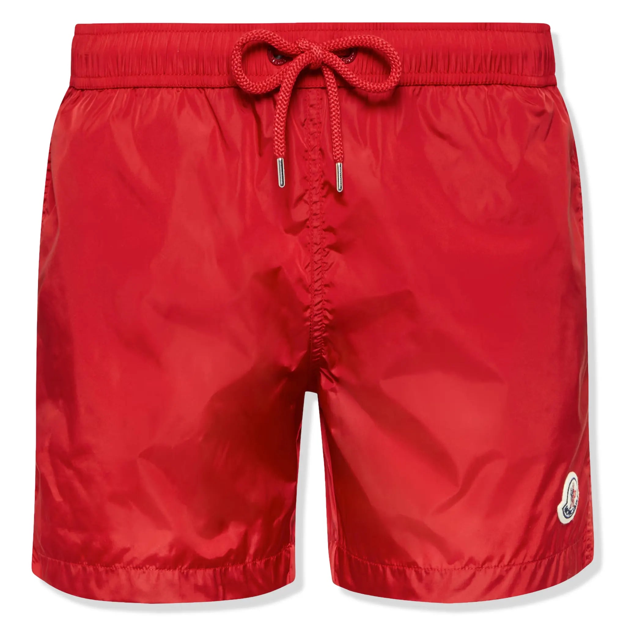 Front view of Moncler Red Swim Shorts J10912C0000453326