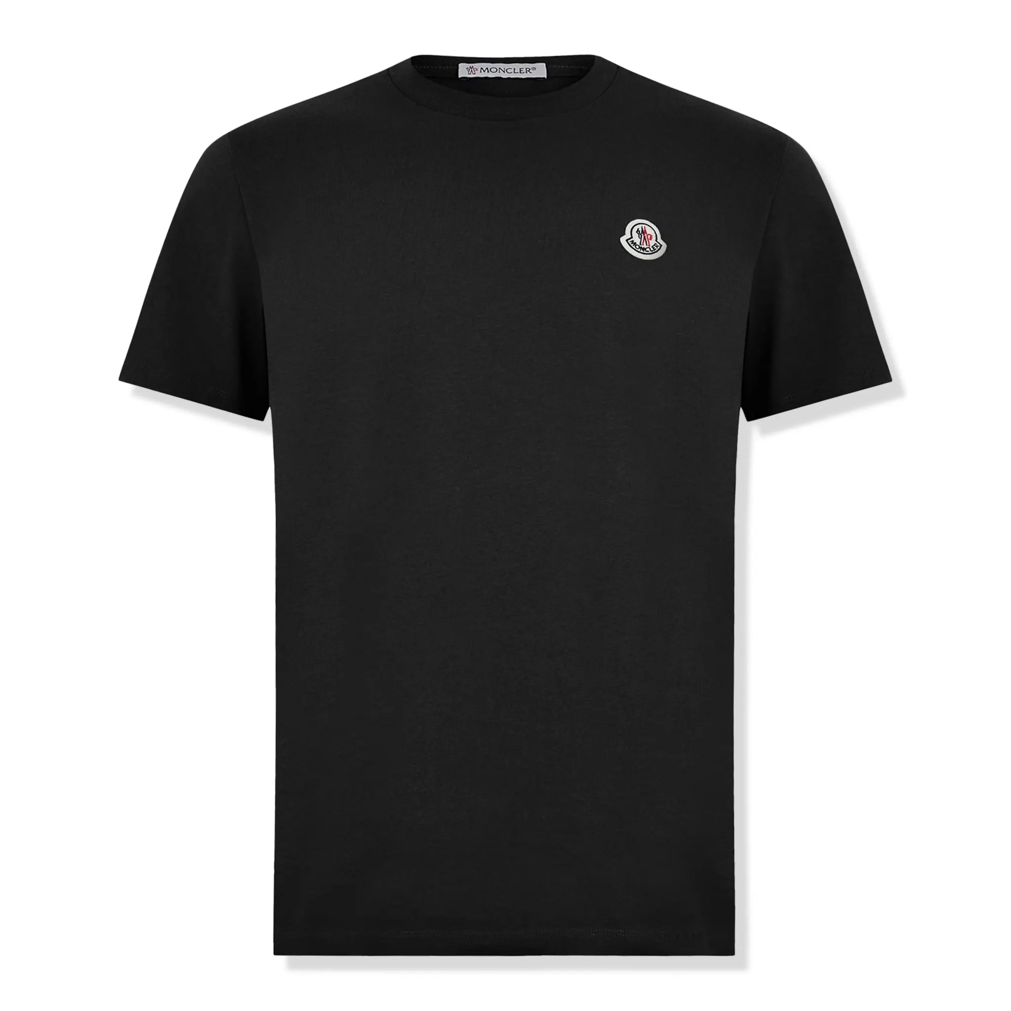 Front view of Moncler SN00 3 pack Black T Shirt J10918C00025829H8