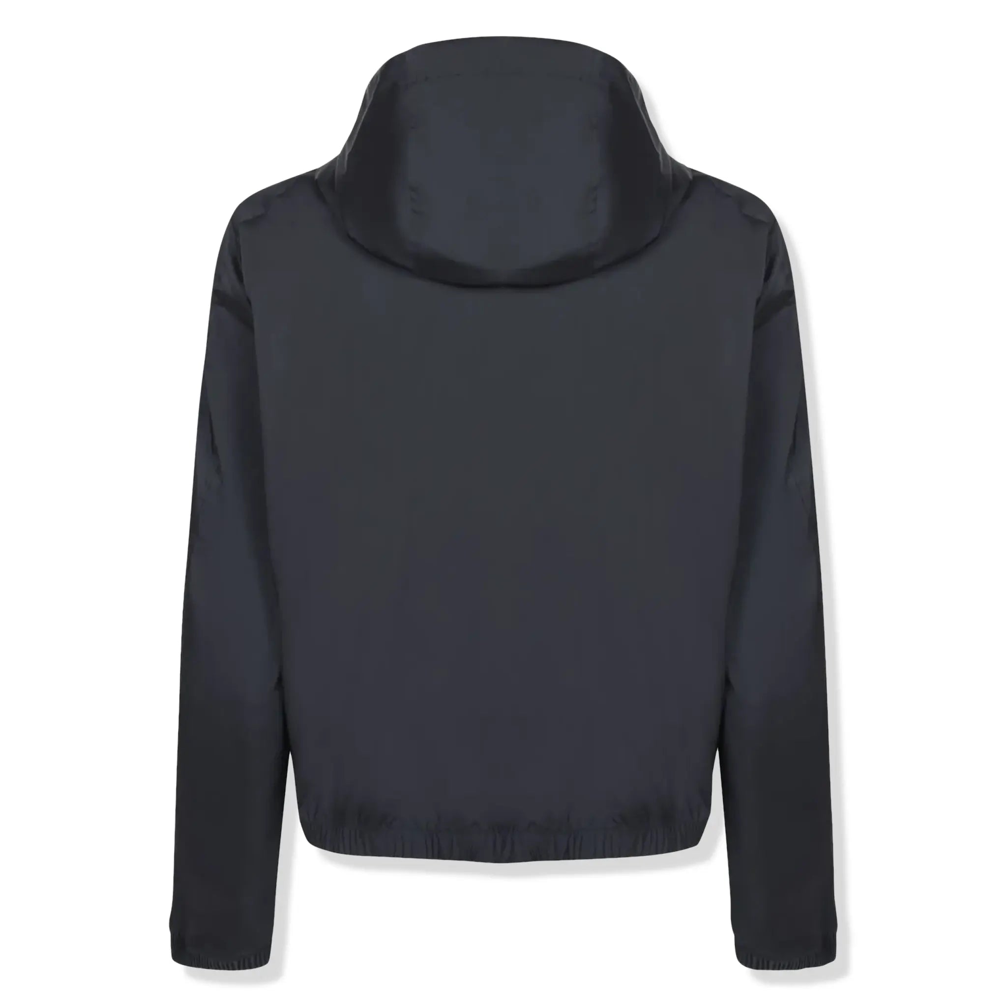 Back View of Moorer Albori-TJ Blue Hooded Jacket MOUSO100002TEPA025