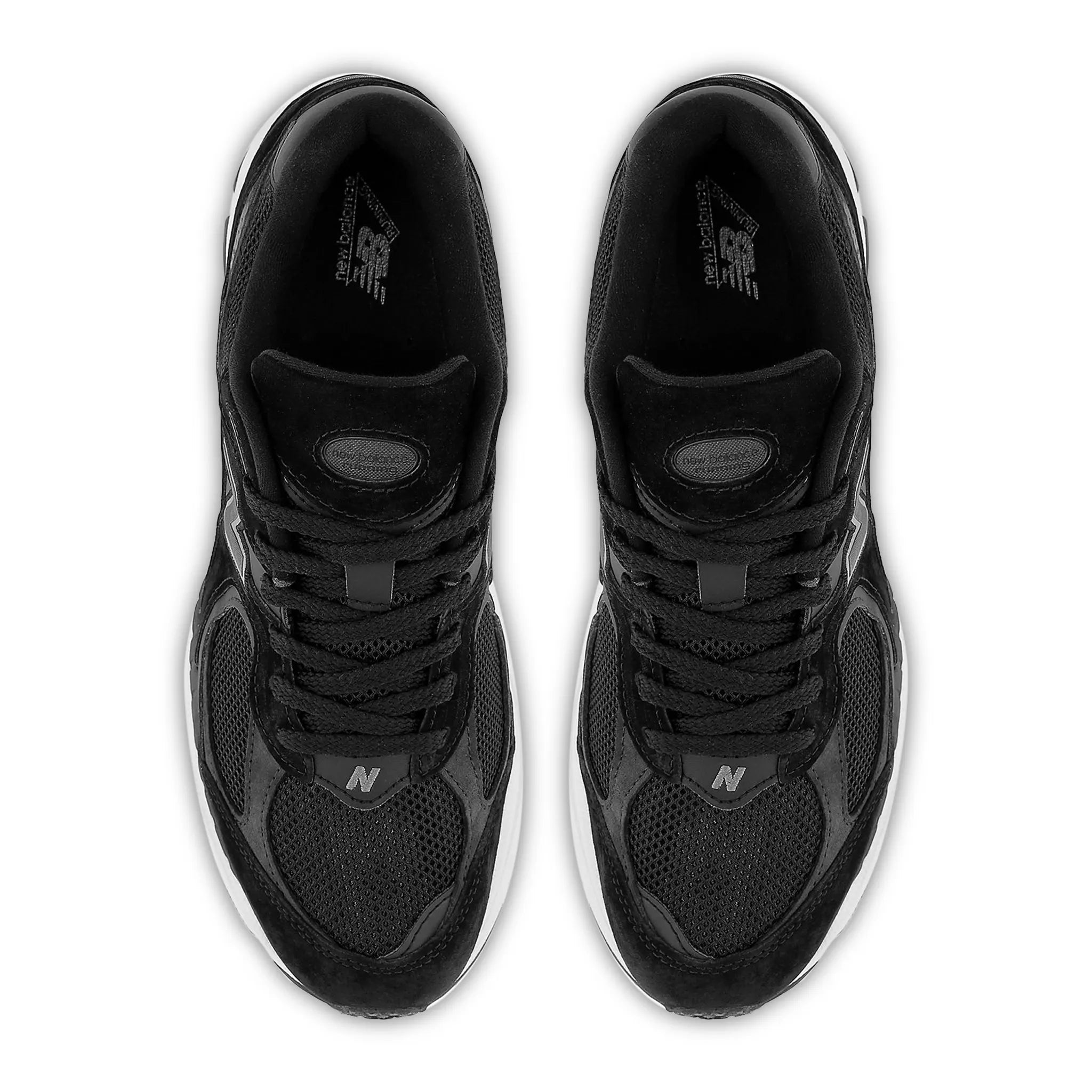 Upper View of New Balance 2002R Black Gunmetal M2002RBK