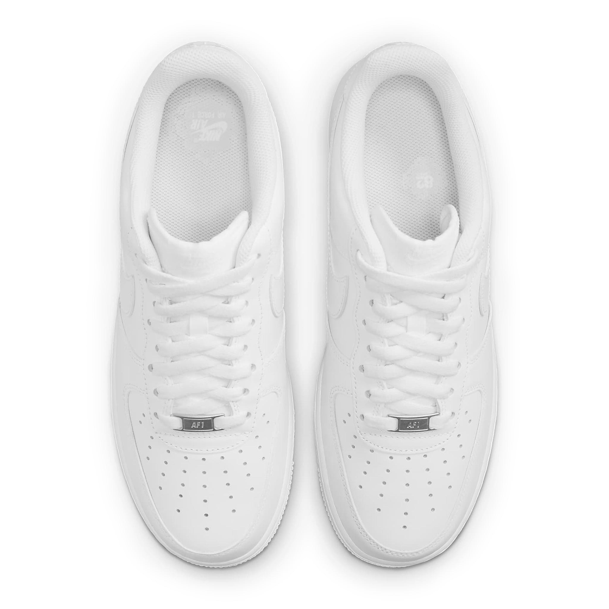 Top view of Nike Air Force 1 Low '07 White