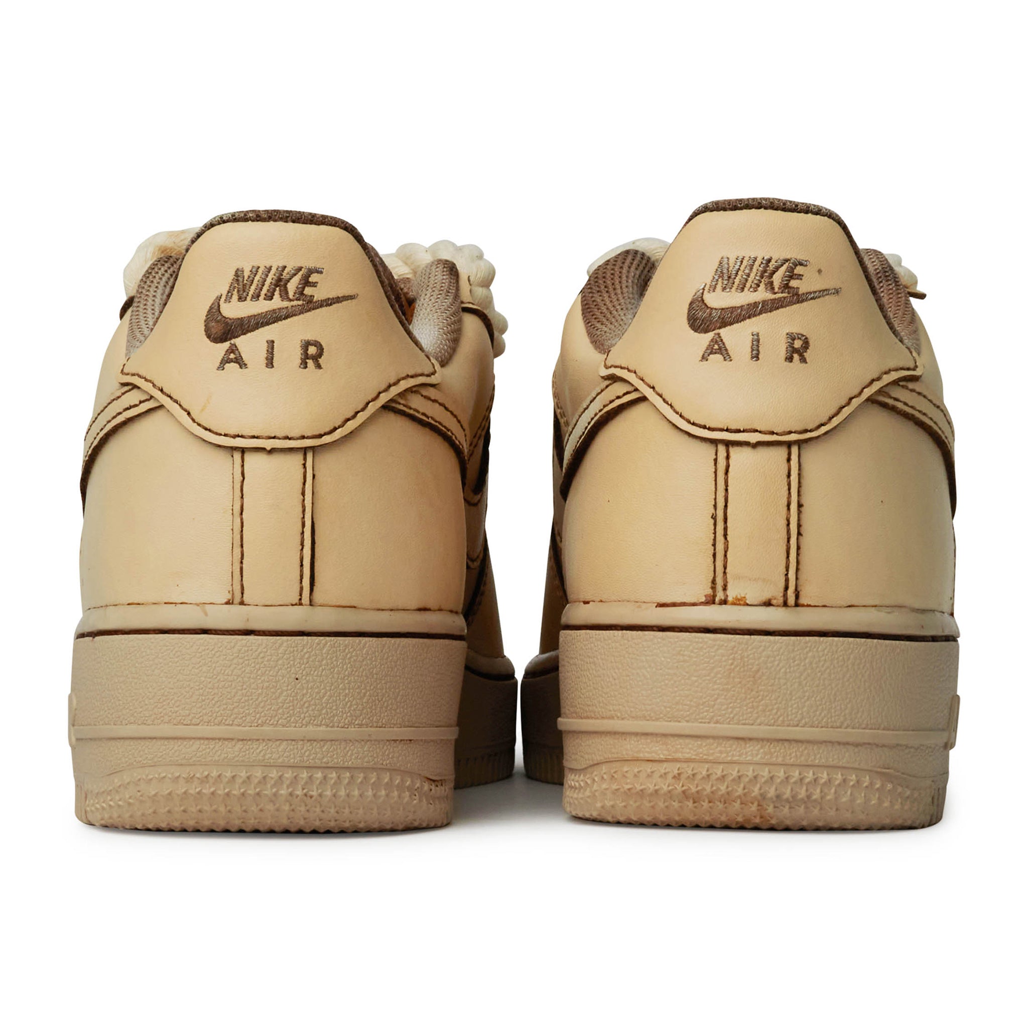 BAck view of Nike Air Force 1 Low Rope Lace Coffee CW2288-111
