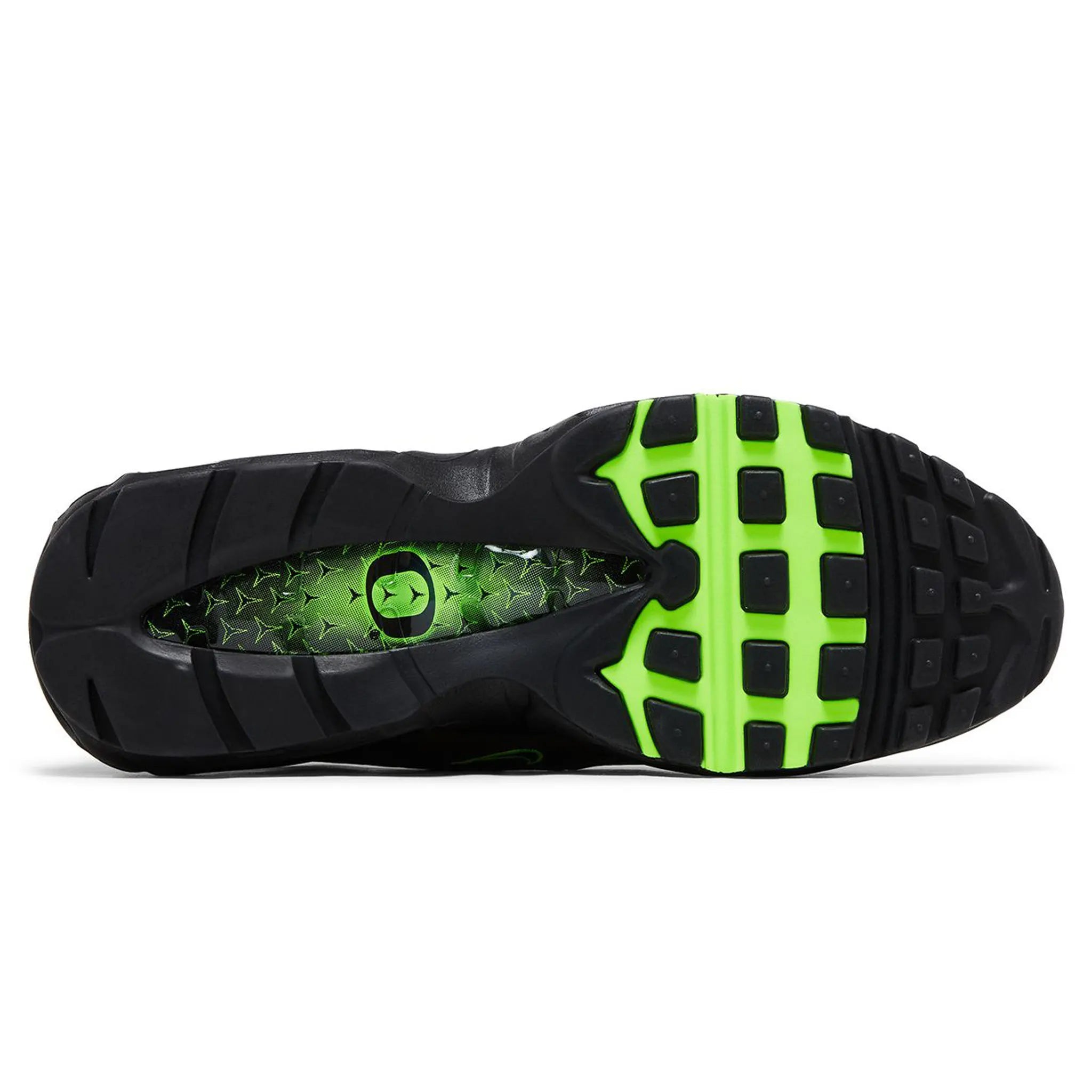 Sole View of Nike Air Max 95 University of Oregon - Thunder'PE II1711 900