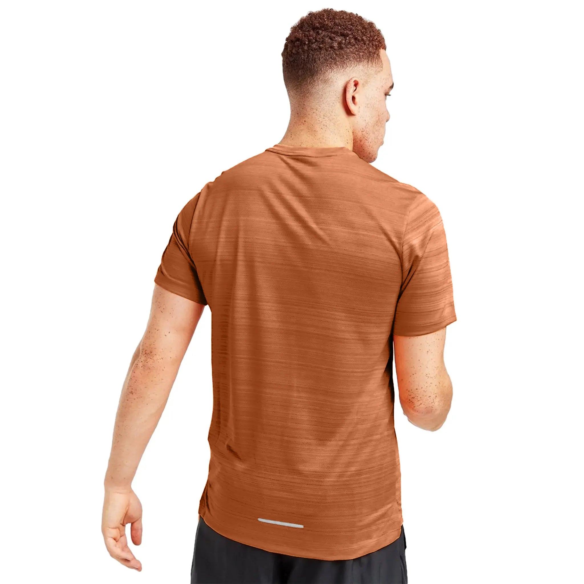 Nike Dri FIT 1.0 Dark Russet Miler Running T Shirt AJ7566 246