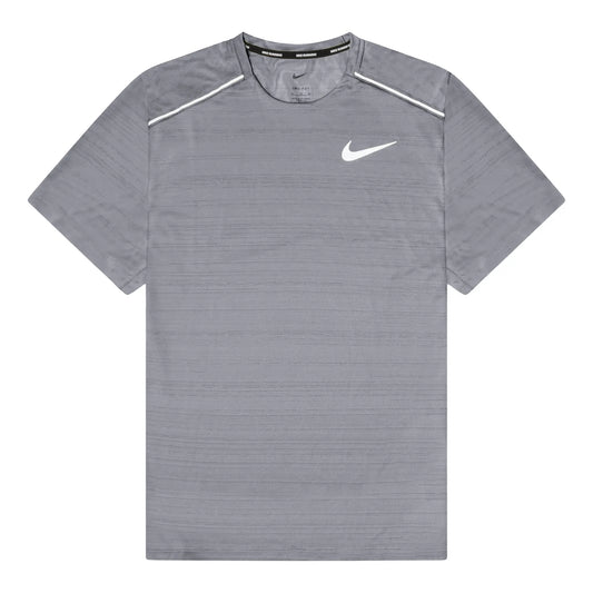 Nike Dri-FIT 1.0 Grey Miler Running T Shirt