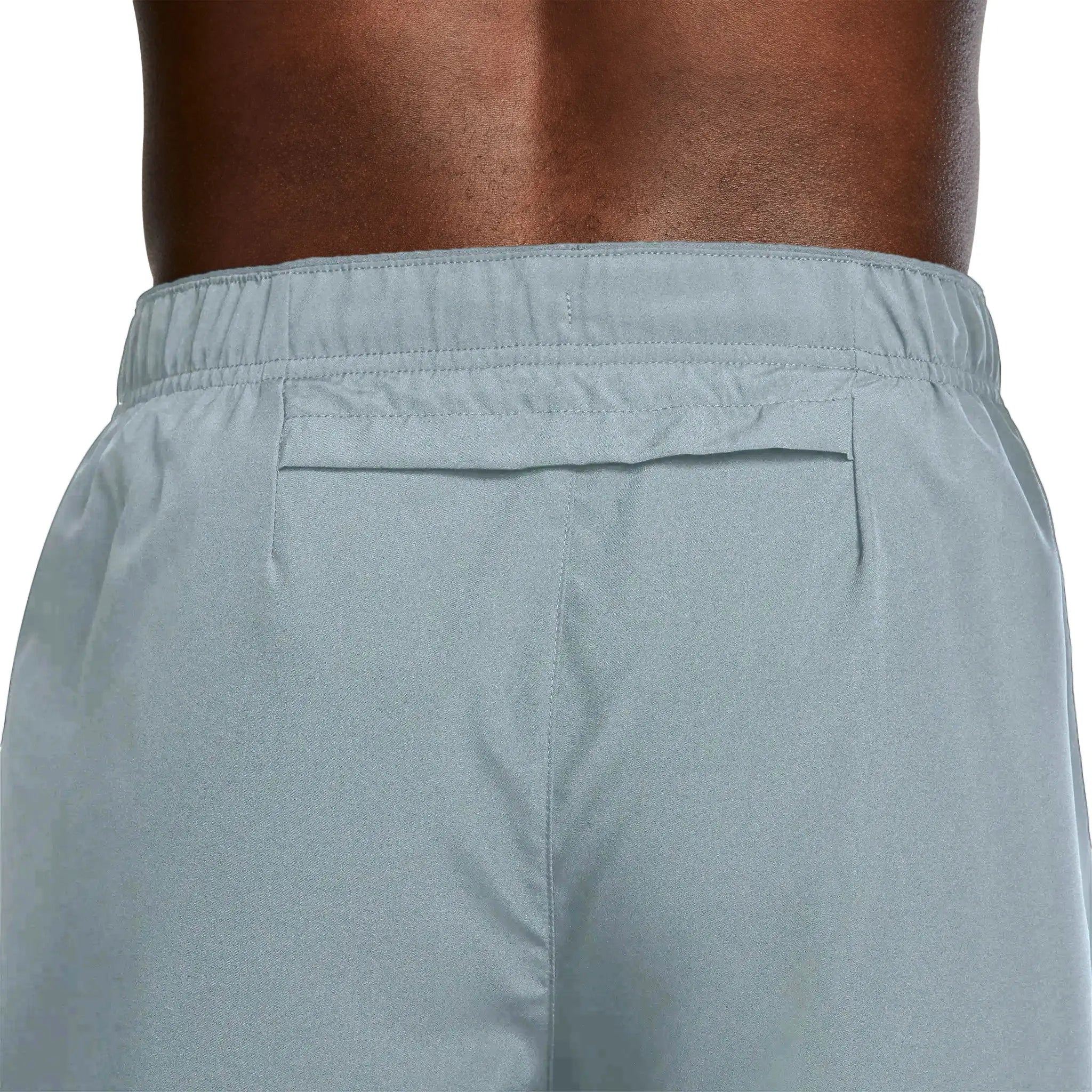 Back Detail view of Nike Dri-FIT Grey Training Shorts DM6618-084