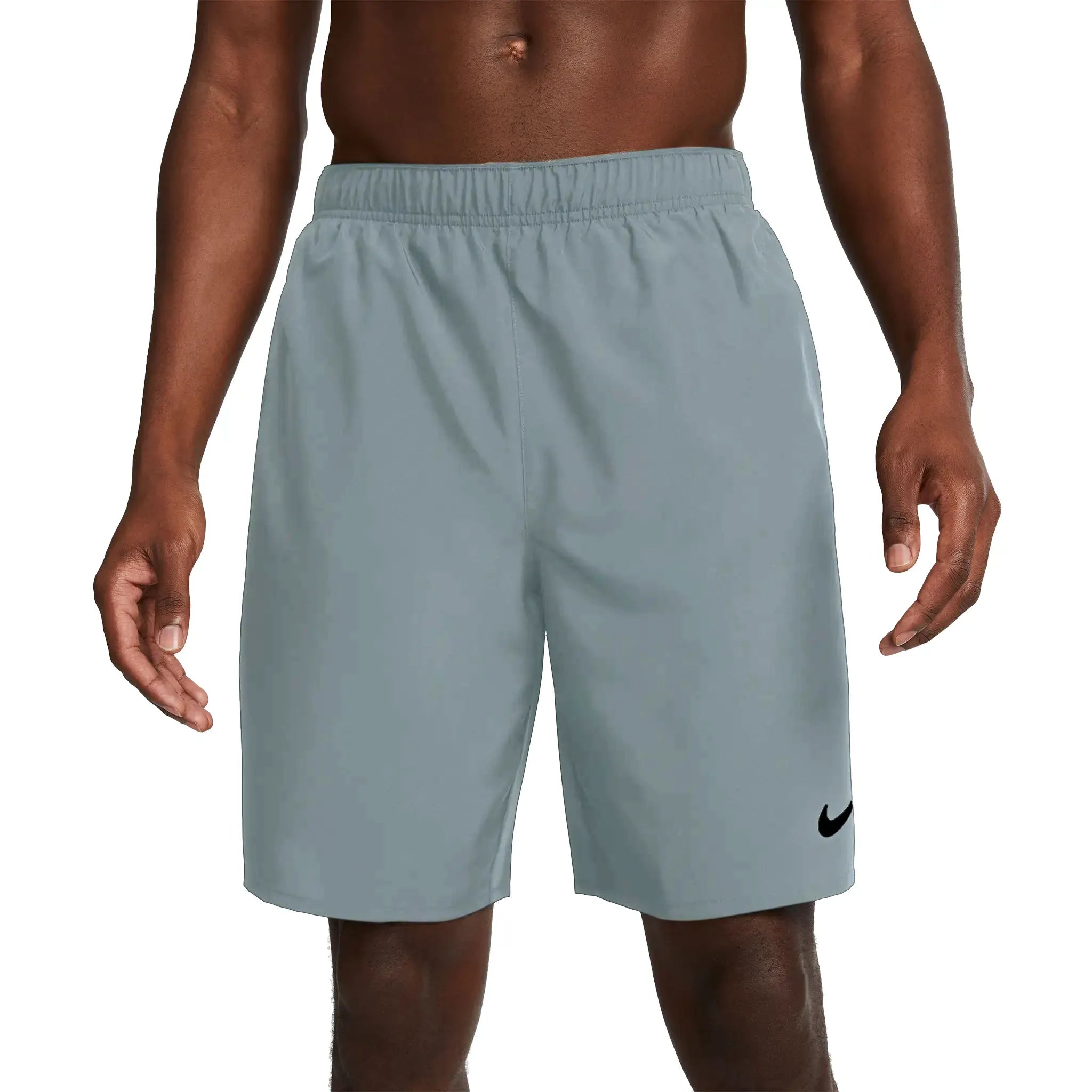 Back view of Nike Dri-FIT Grey Training Shorts DM6618-084