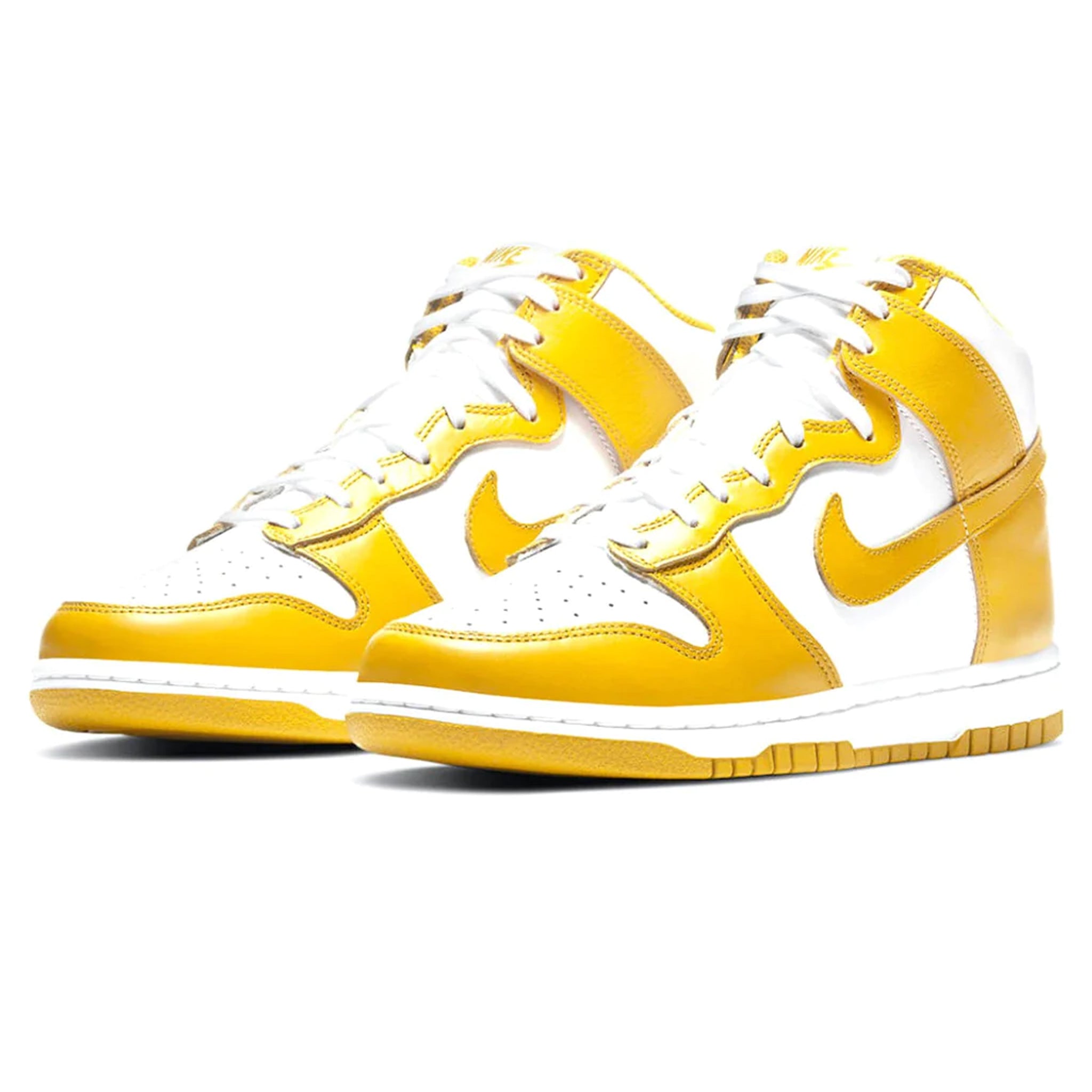 Front side view of Nike Dunk High Dark Sulfur (W) DD1869-106