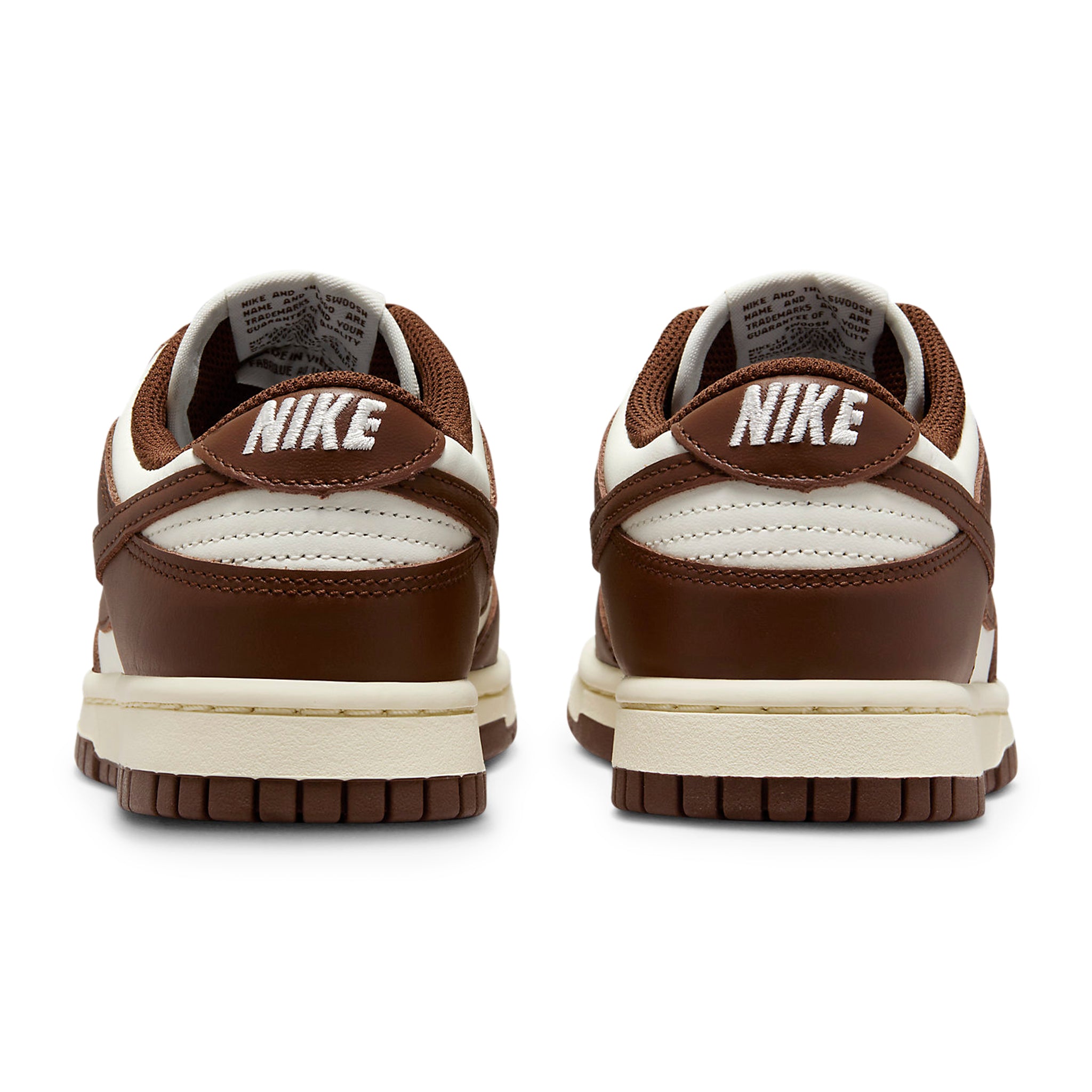 Back view of Nike Dunk Low Cacao Wow (W) DD1503-124