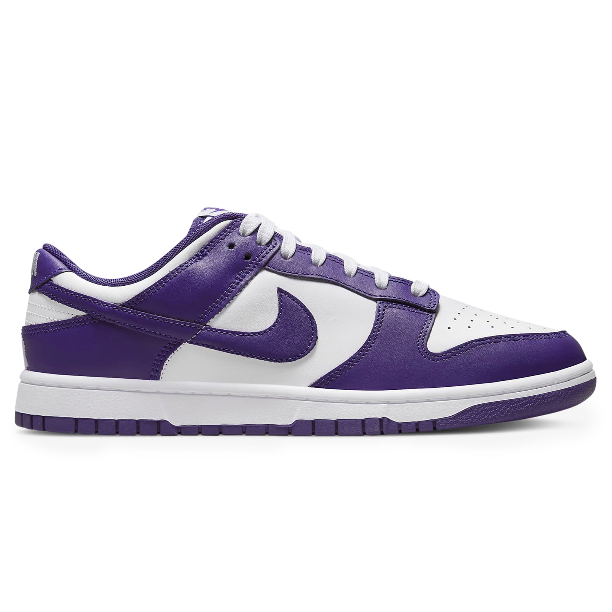 Side view of Nike Dunk Low Championship Court Purple DD1391-104
