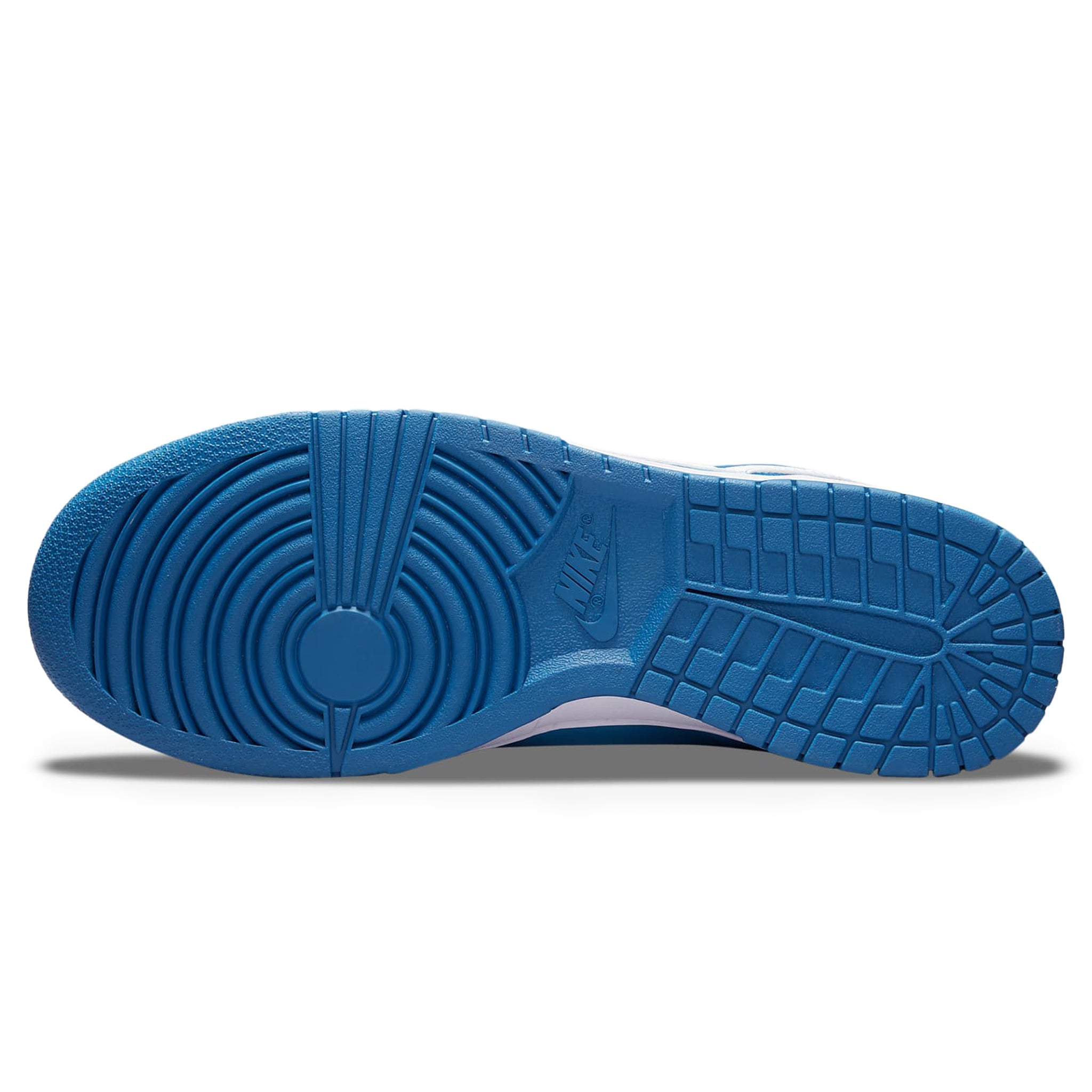 Sole view of Nike Dunk Low Dark Marina Blue DJ6188-400