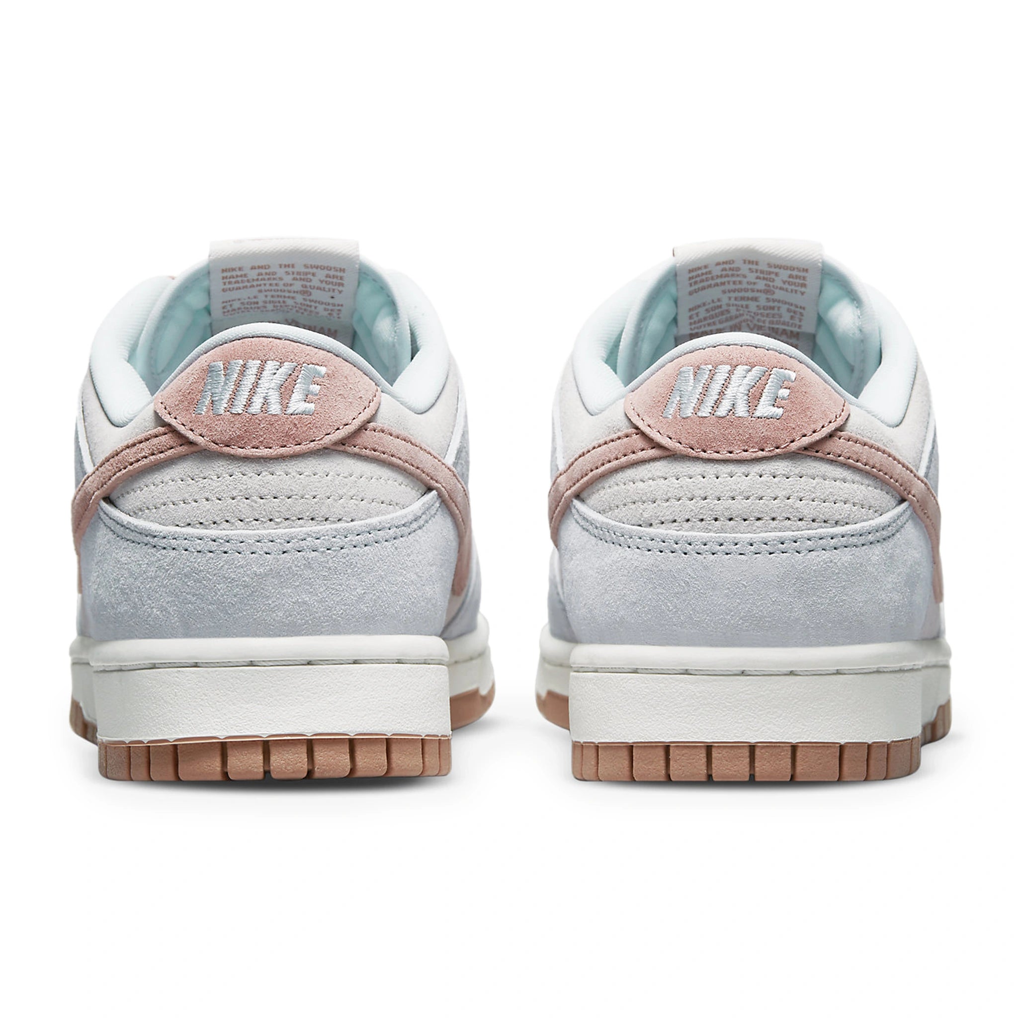 Back view of Nike Dunk Low Fossil Rose DH7577-001