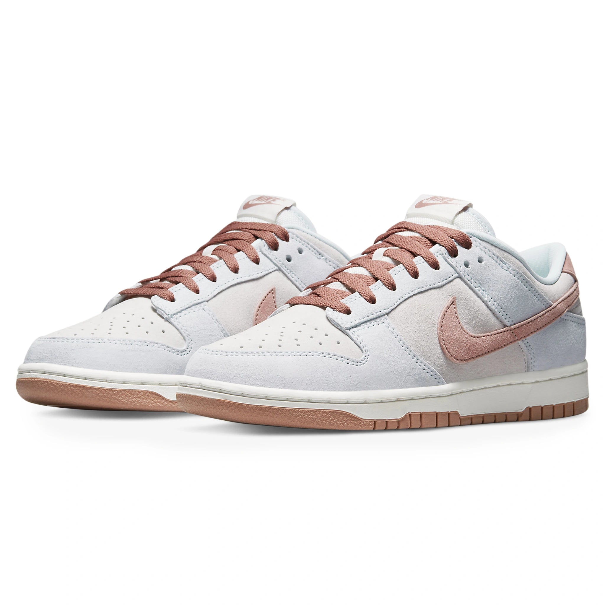 Front side view of Nike Dunk Low Fossil Rose DH7577-001