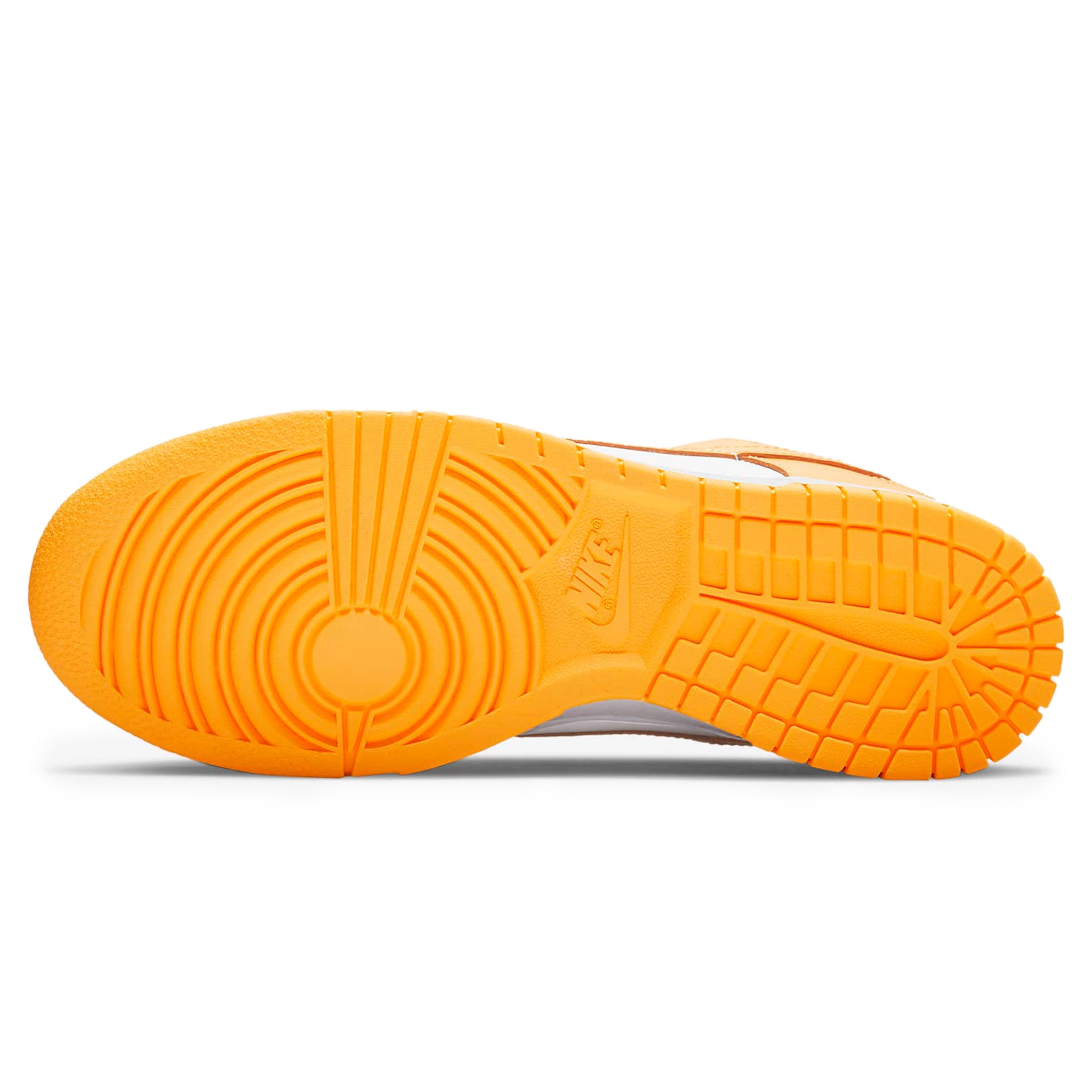 Sole view of Nike Dunk Low Laser Orange (W) DD1503-800