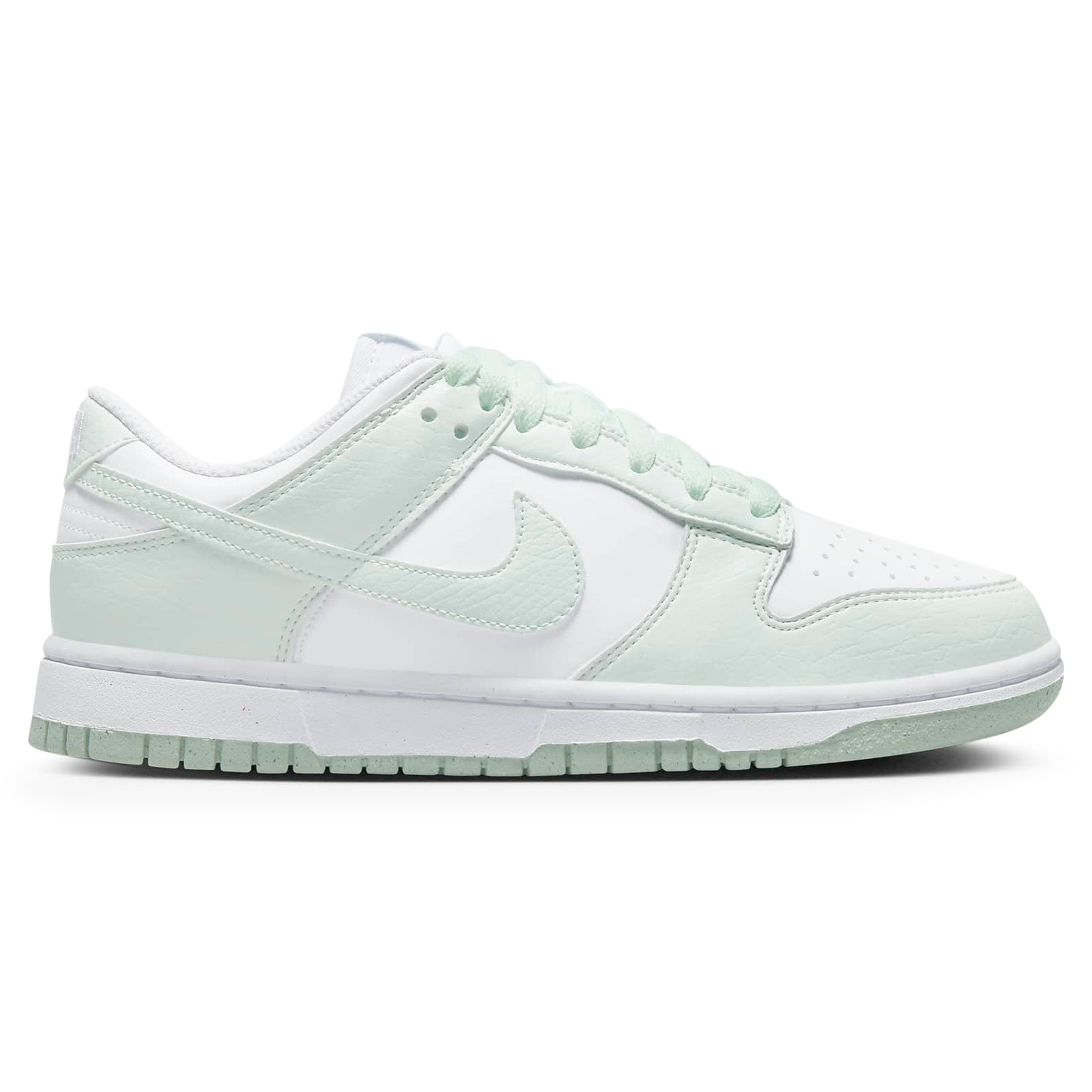Side view of Nike Dunk Low Next Nature White Mint (W) DN1431-102
