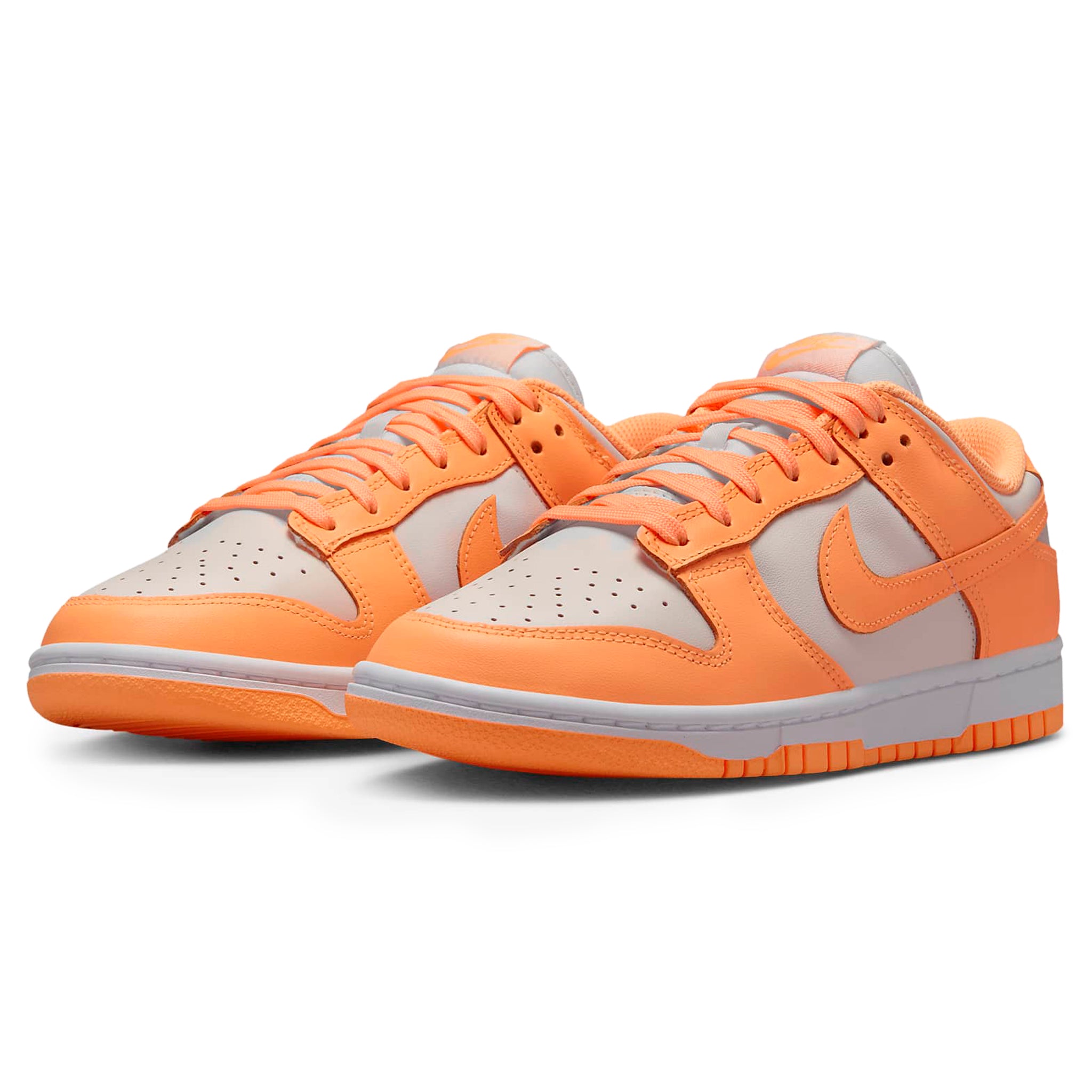 Front side view of Nike Dunk Low Peach Cream (W) DD1503-801