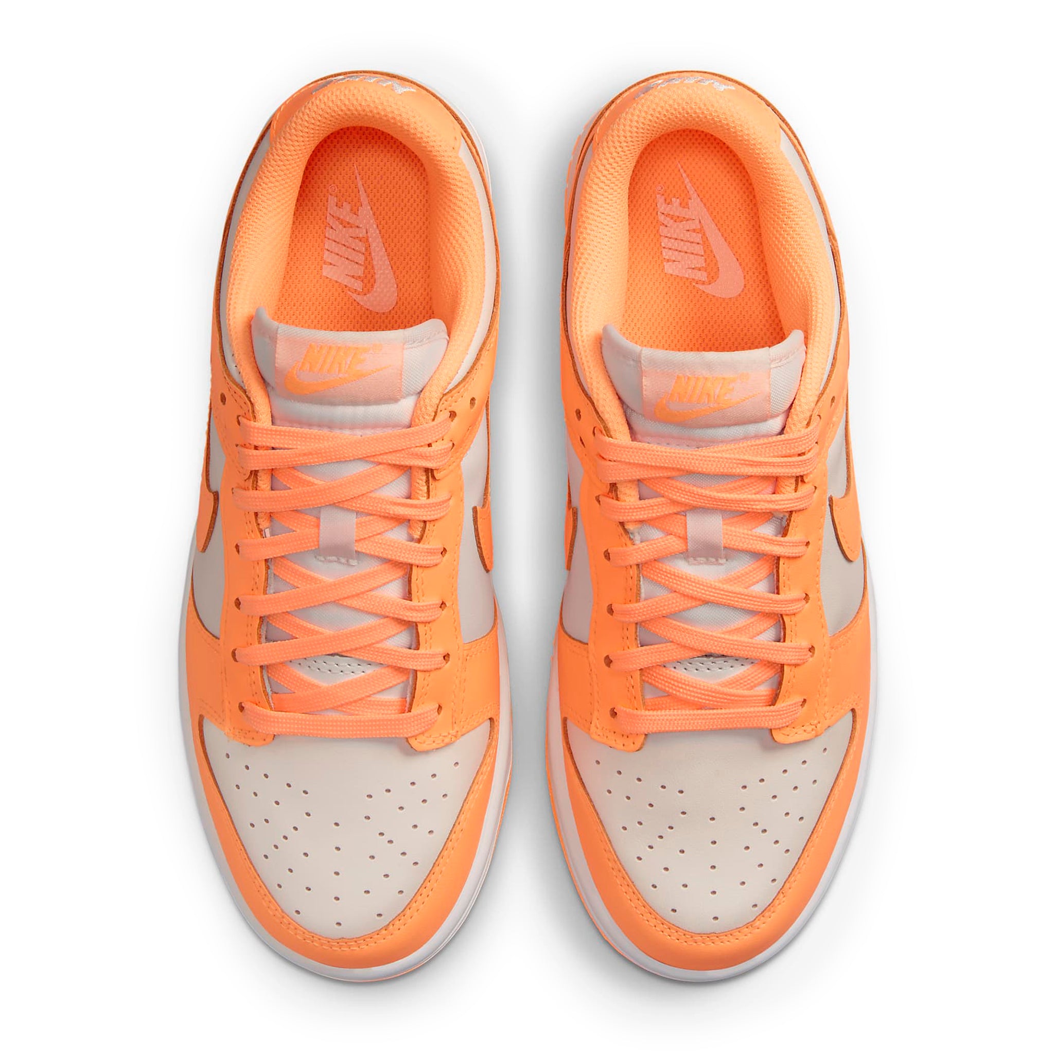 Top down view of Nike Dunk Low Peach Cream (W) DD1503-801