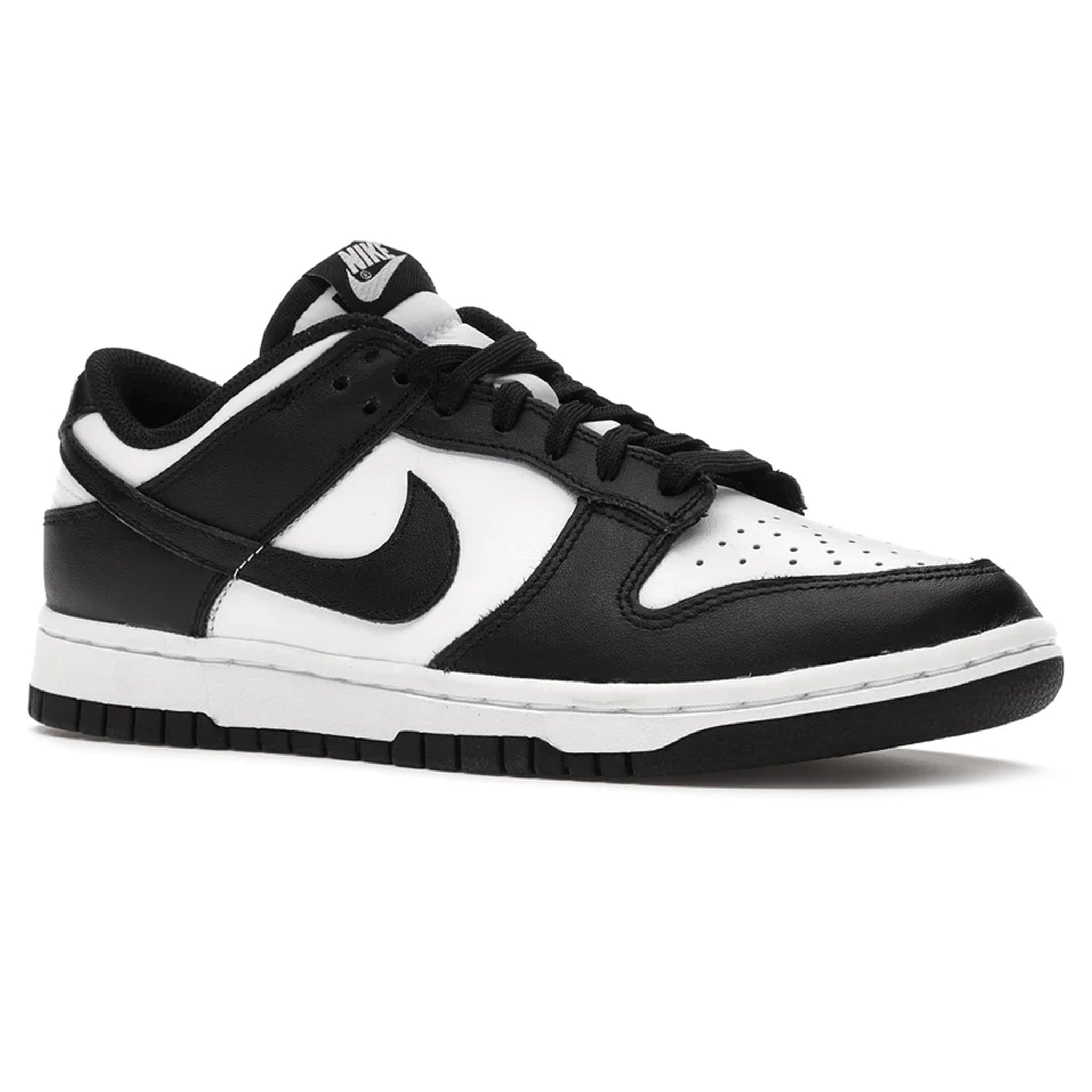 Front view of Nike Dunk Low Retro Black 2021 DD1391-100