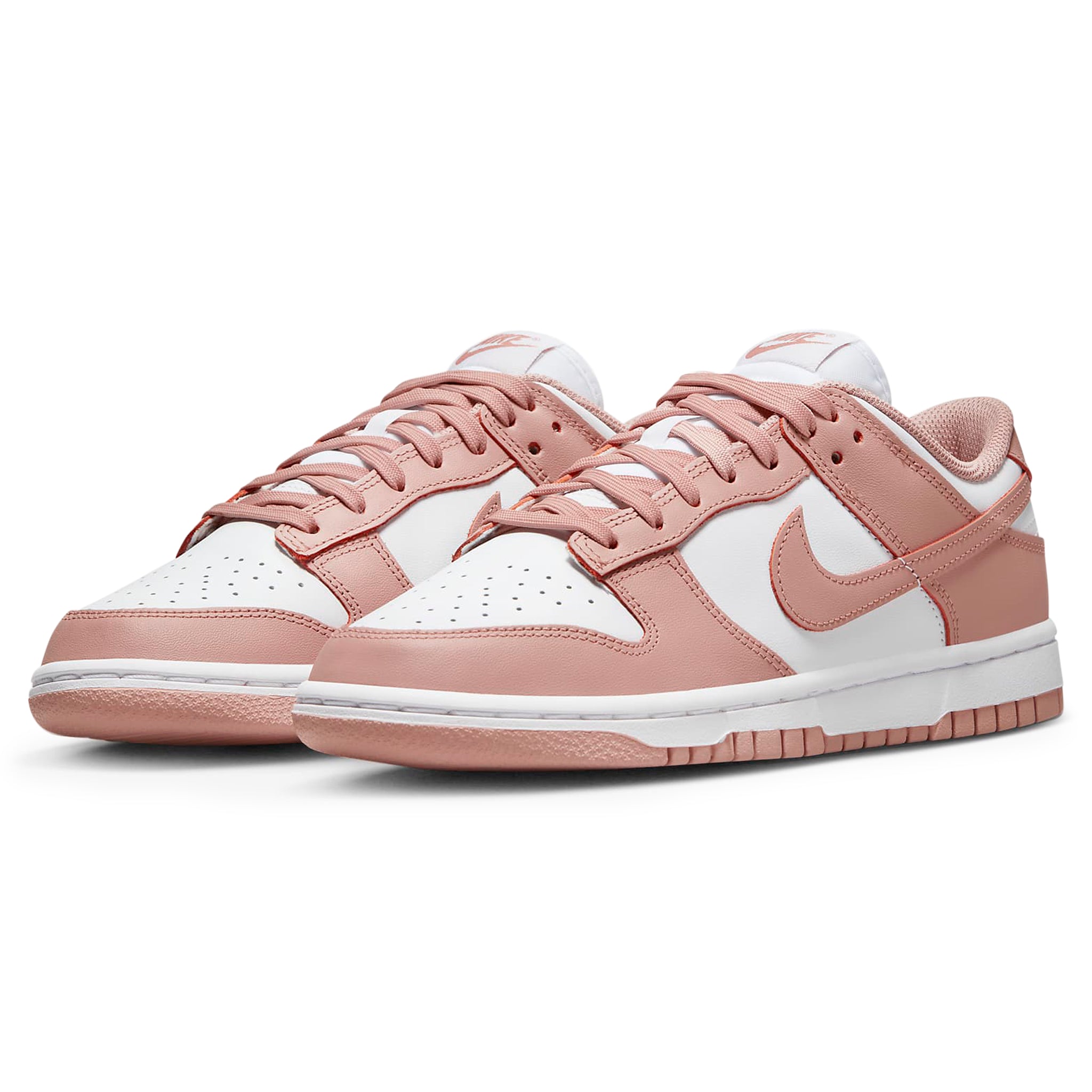 Front side view of Nike Dunk Low Rose Whisper (W) DD1503-118