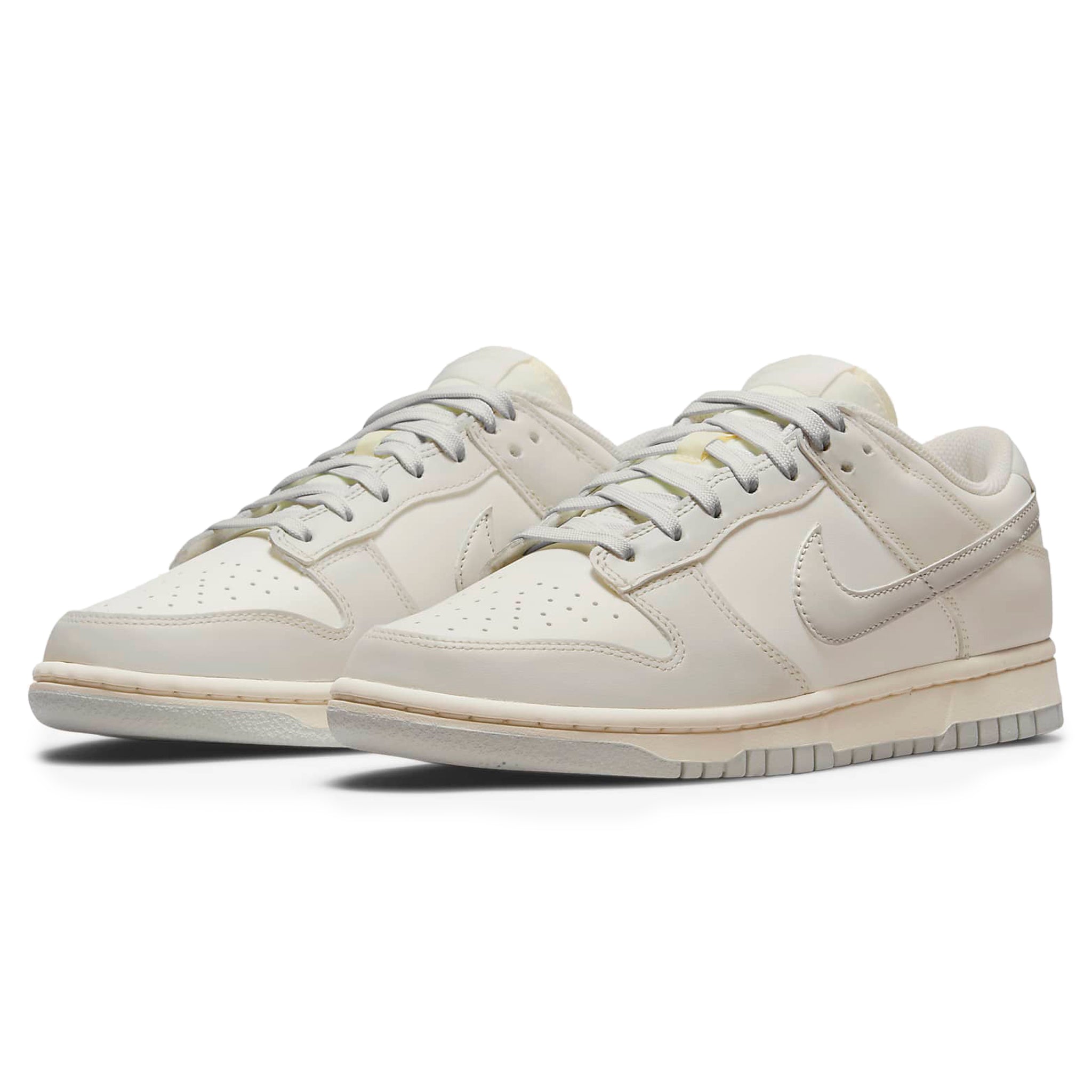 Front side view of Nike Dunk Low Sail Light Bone (W) DD1503-107