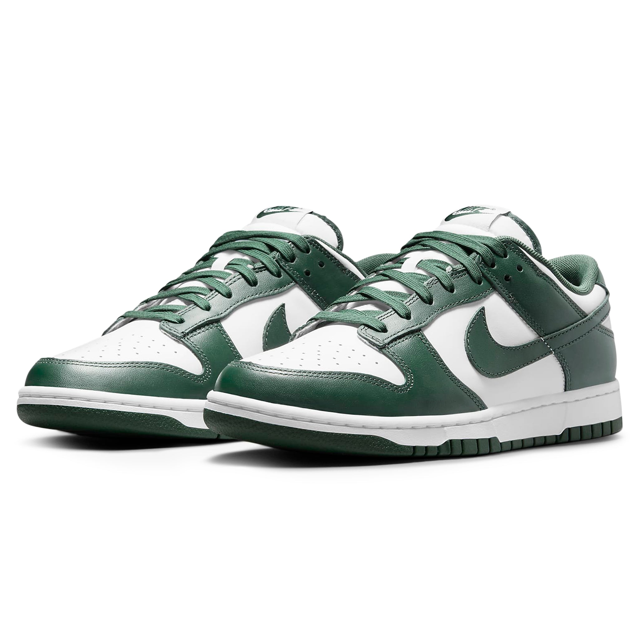 Front side view of Nike Dunk Low Spartan Green (2021) DD1391-101